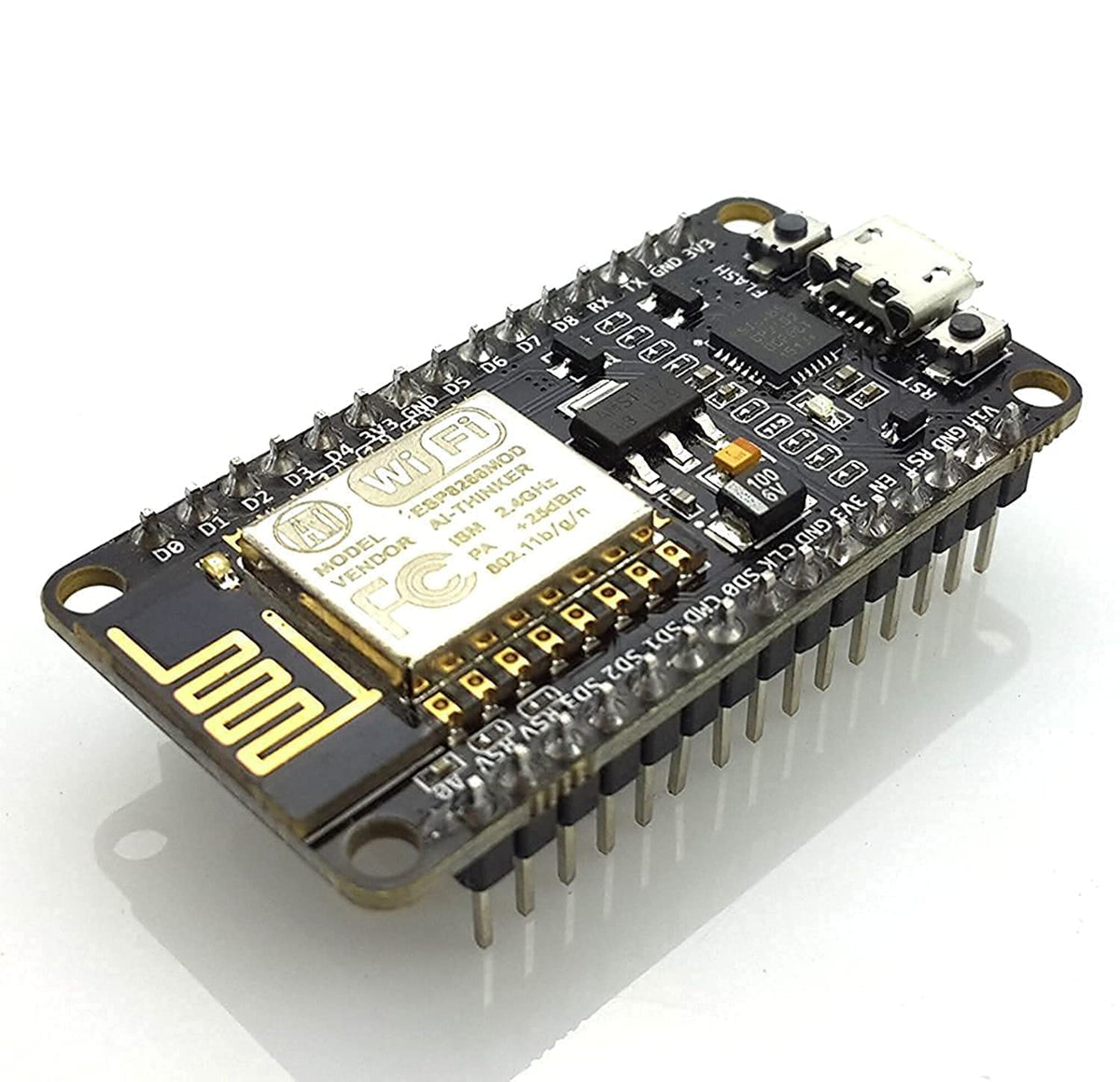 Hiletgo 1Pc Esp8266 Nodemcu Cp2102 Esp 12E Development Board Open Source Serial Module Works Great For Arduino Ide/Micropython (