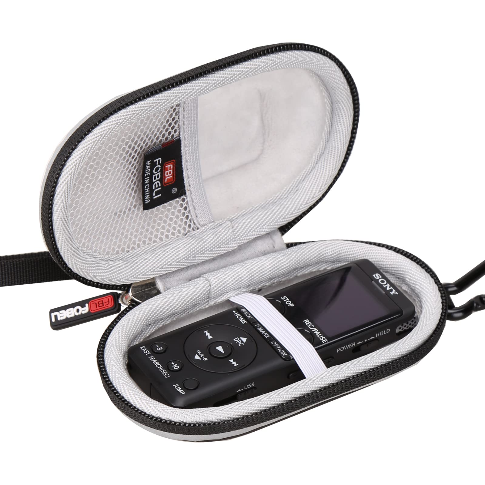Fblfobeli Carrying Case For Sony Icd Px370/Px470/Px570 Digital Voice Recorder, Travel Storage Digital Voice Recorder Holder