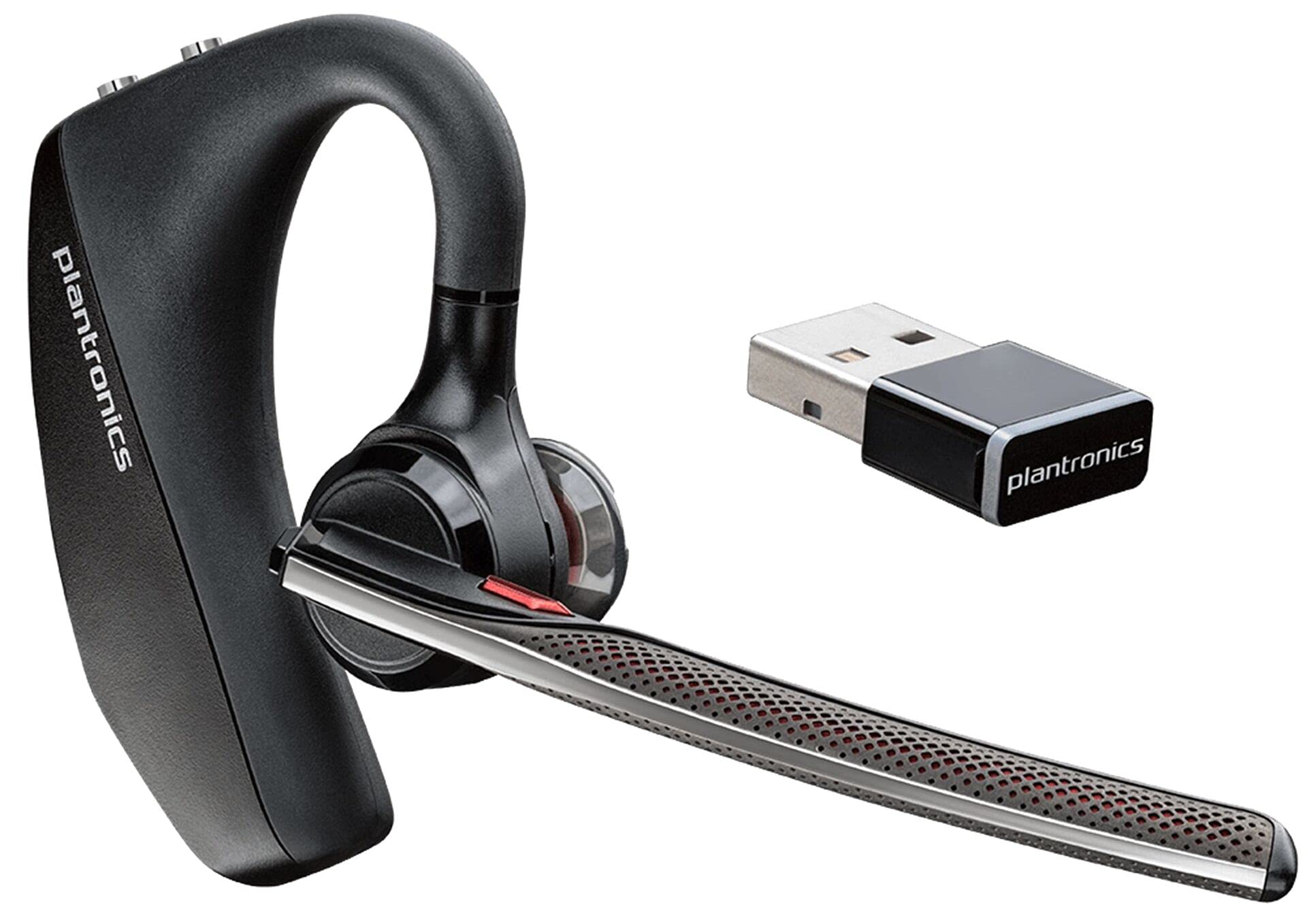Plantronics   Voyager 5200 Uc (Poly)   Bluetooth Single Ear (Monaural) Headset   Usb A Compatible To Connect To Your Pc And/Or M