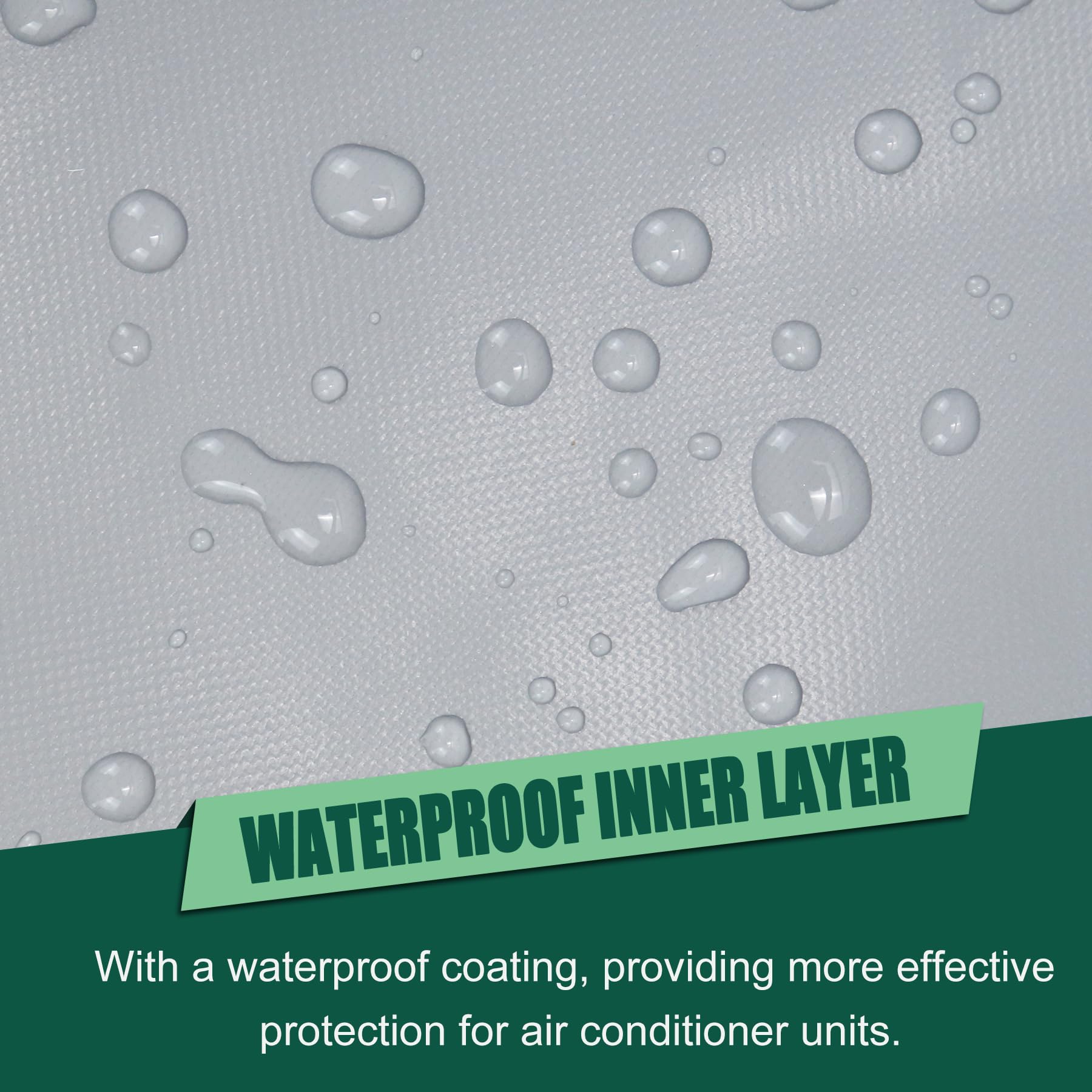 Memrita U Shaped Window Ac Cover, Heavy Duty, Waterproof For 8,000/10,000/12,000 Btu Units