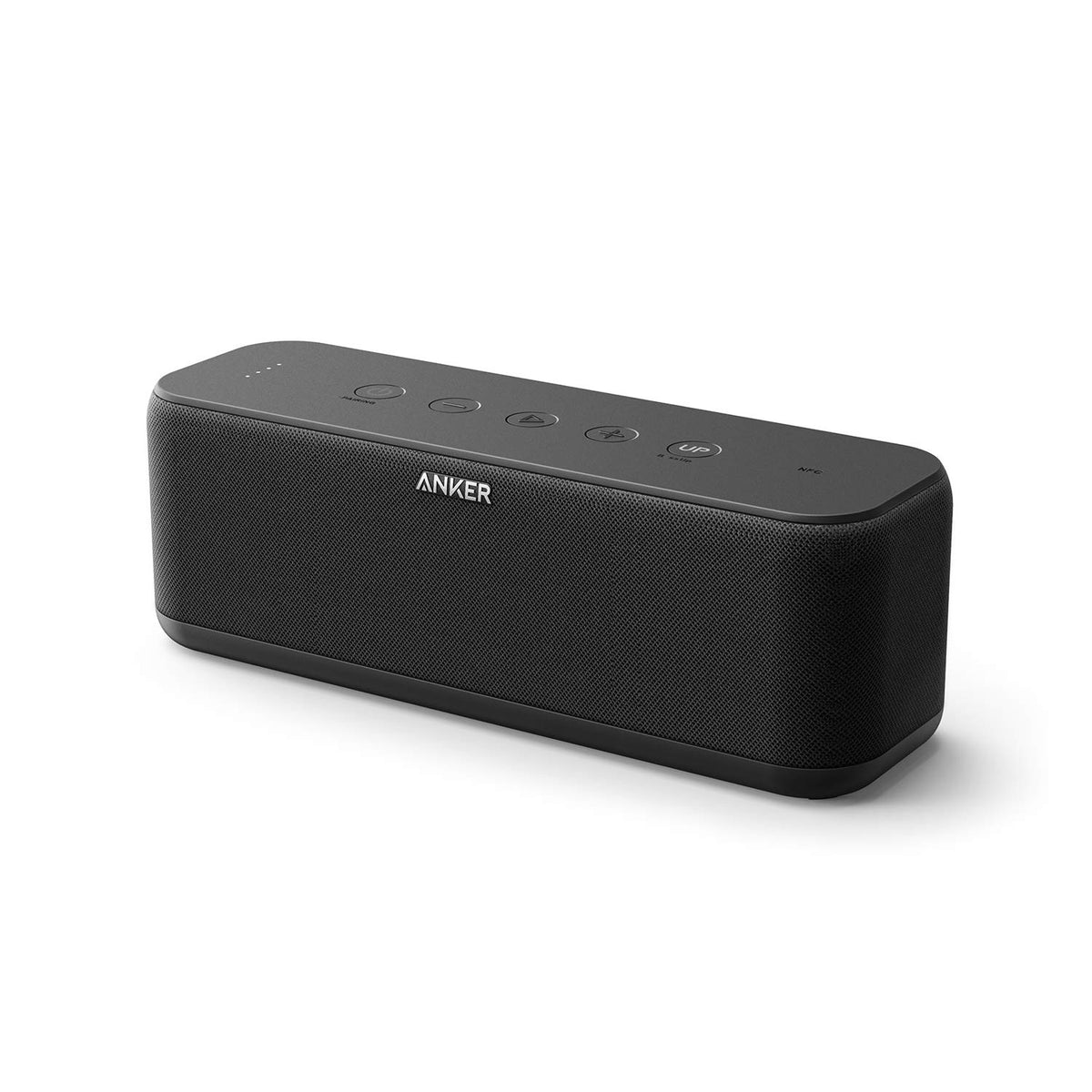 Upgraded, Anker Soundcore Boost Bluetooth Speaker With Well Balanced Sound, Bassup, 12H Playtime, Usb C, Ipx7 Waterproof, Wirele