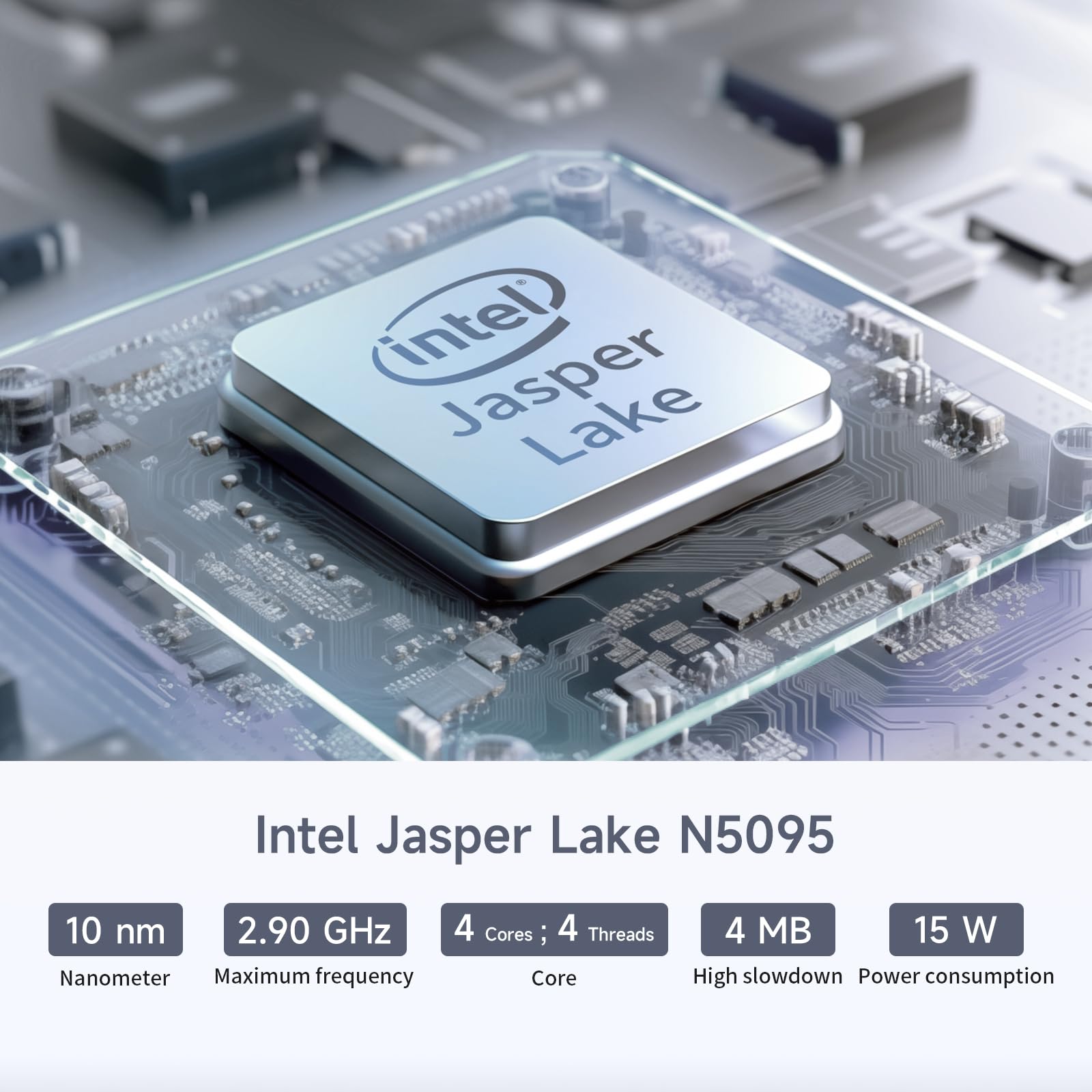 Bmax B3 Mini Pc 256Gb Ssd 8Gb Ddr4, Intel 11Th Gen N5095 Processor (Up To 2.9Ghz) 4C/4T, Auto Power On Mini Desktop Computer Wif