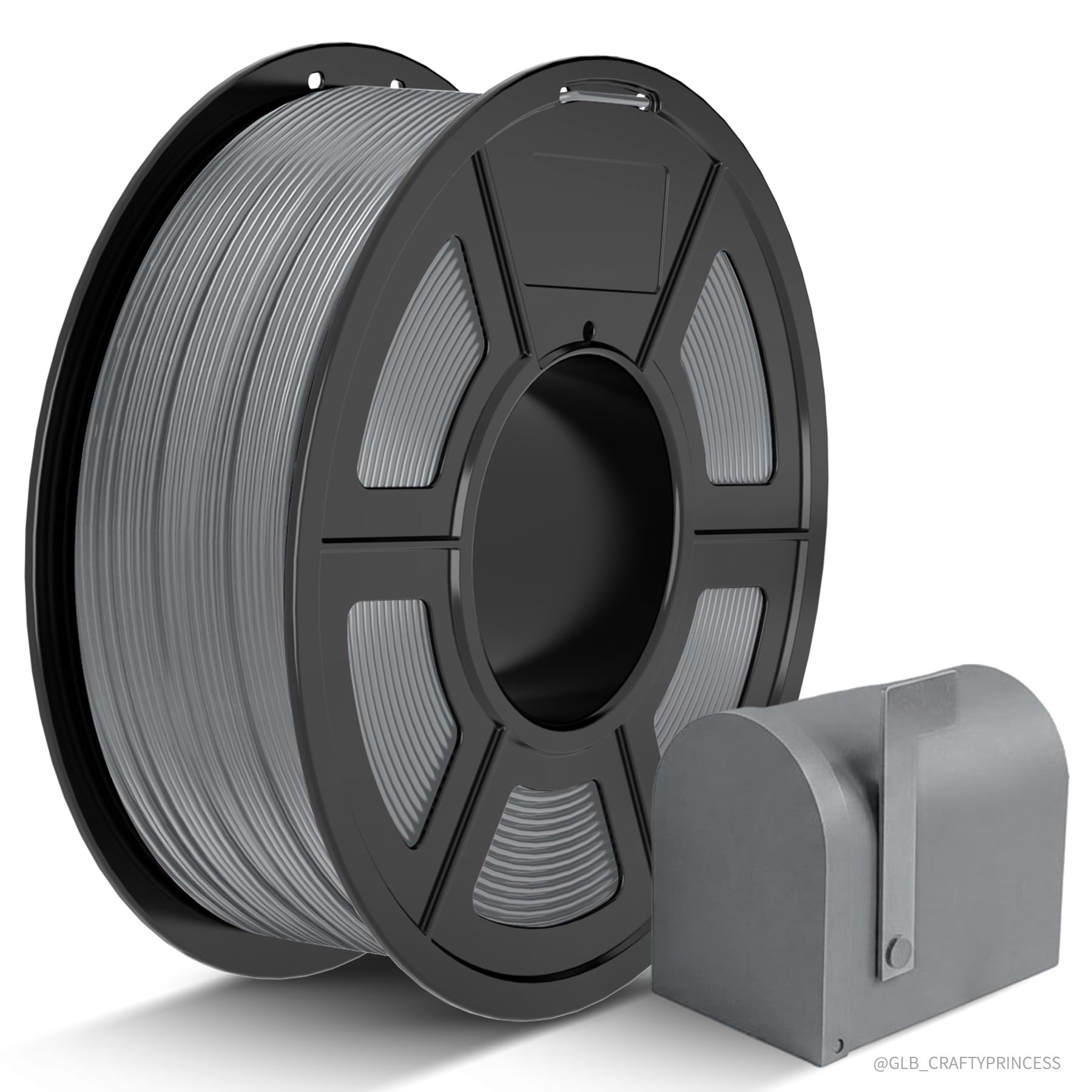 JAYO ASA Filament 1.75mm Grey 1KG, UV & Weather Resistant 3D Printer Filament Perfect for Outdoor Functional Parts, Dimensional 