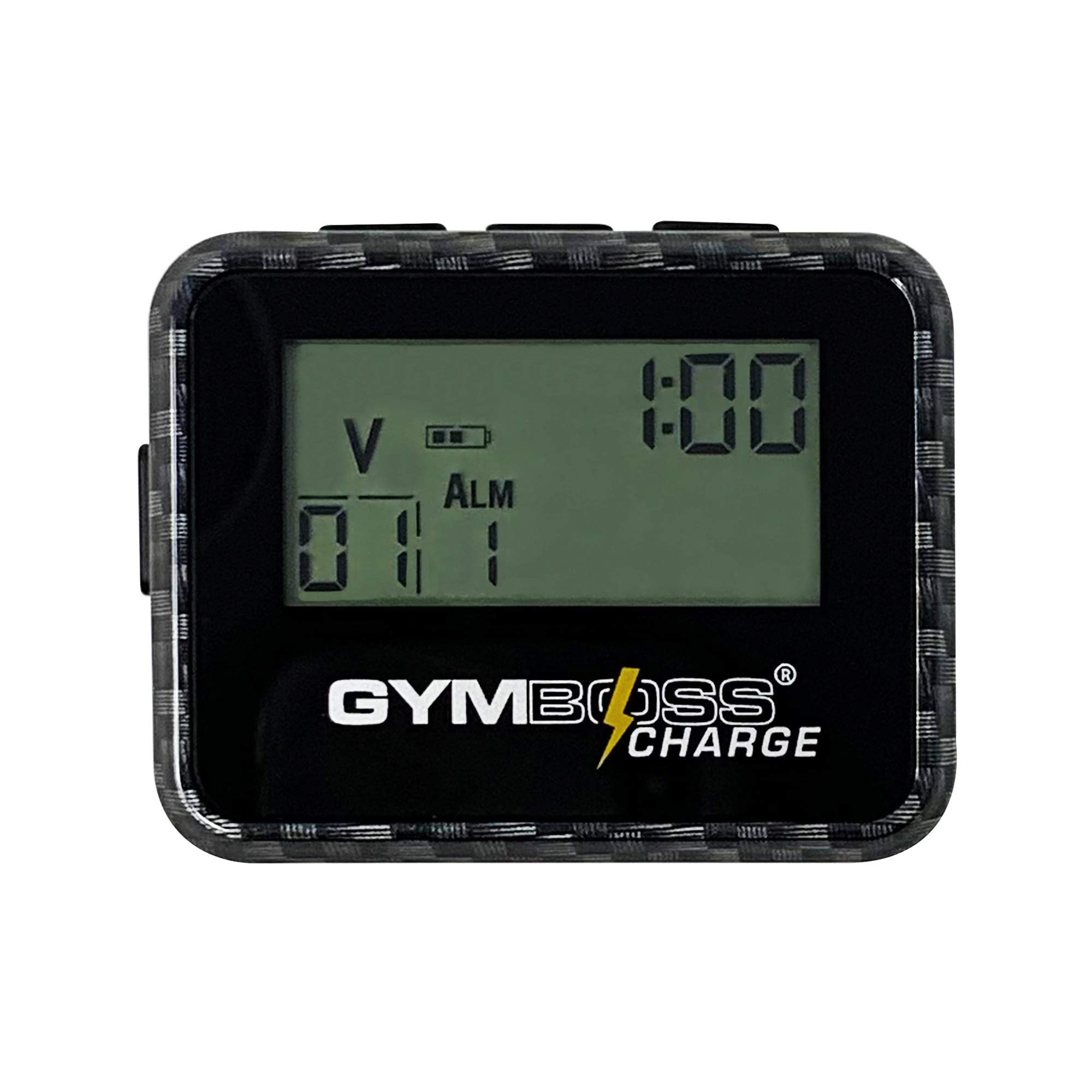 Gymboss Charge Interval Timer And Stopwatch (Carbon Black)