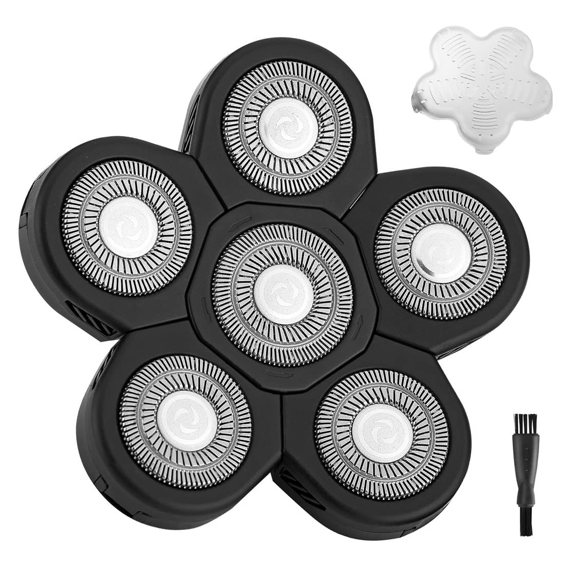 Mawaer 6 Blades Head Shaver Replacement Heads Compatible With Freedom Gold Shaver And Most Mainstream Brands Head Shaver Electri