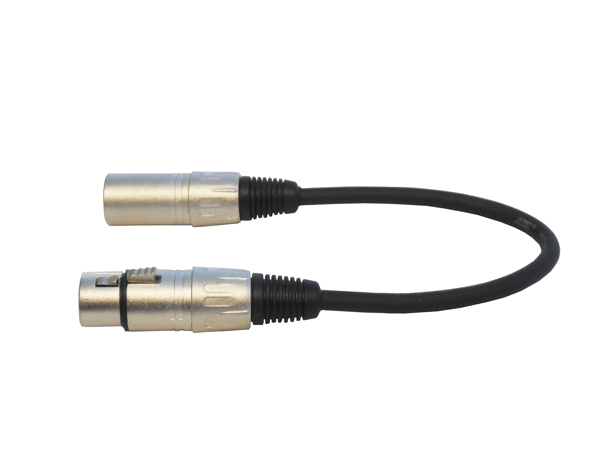 Audio2000S Adc203M-P Xlr Male To Xlr Female Balanced Audio Patch Cable- 1, Tip To Tip