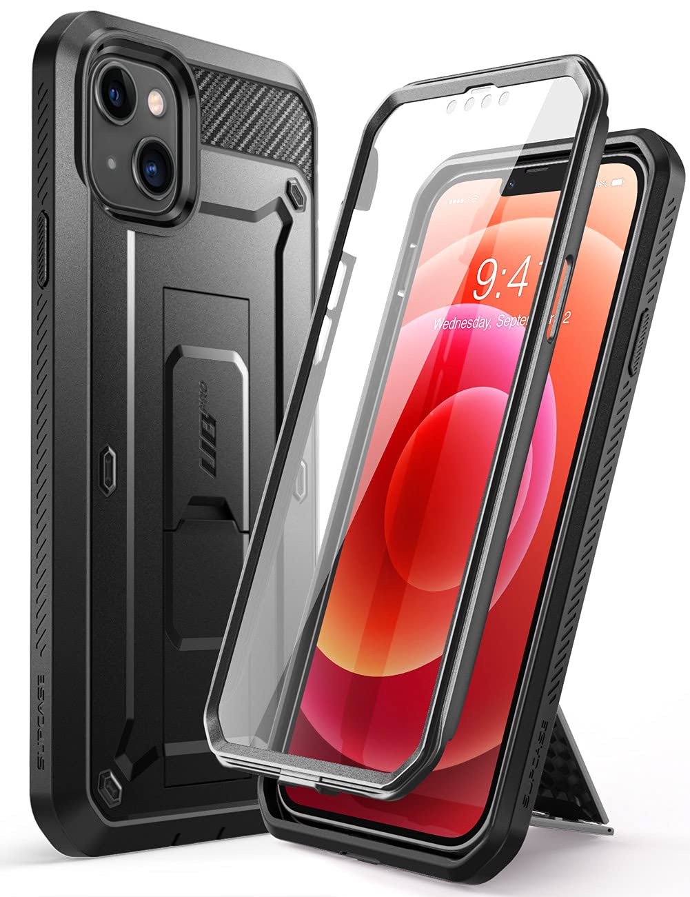 SUPCASE Unicorn Beetle Pro Series Case for iPhone 13 Mini (2021 Release) 5.4 Inch, Built-in Screen Protector Full-Body Rugged Ho