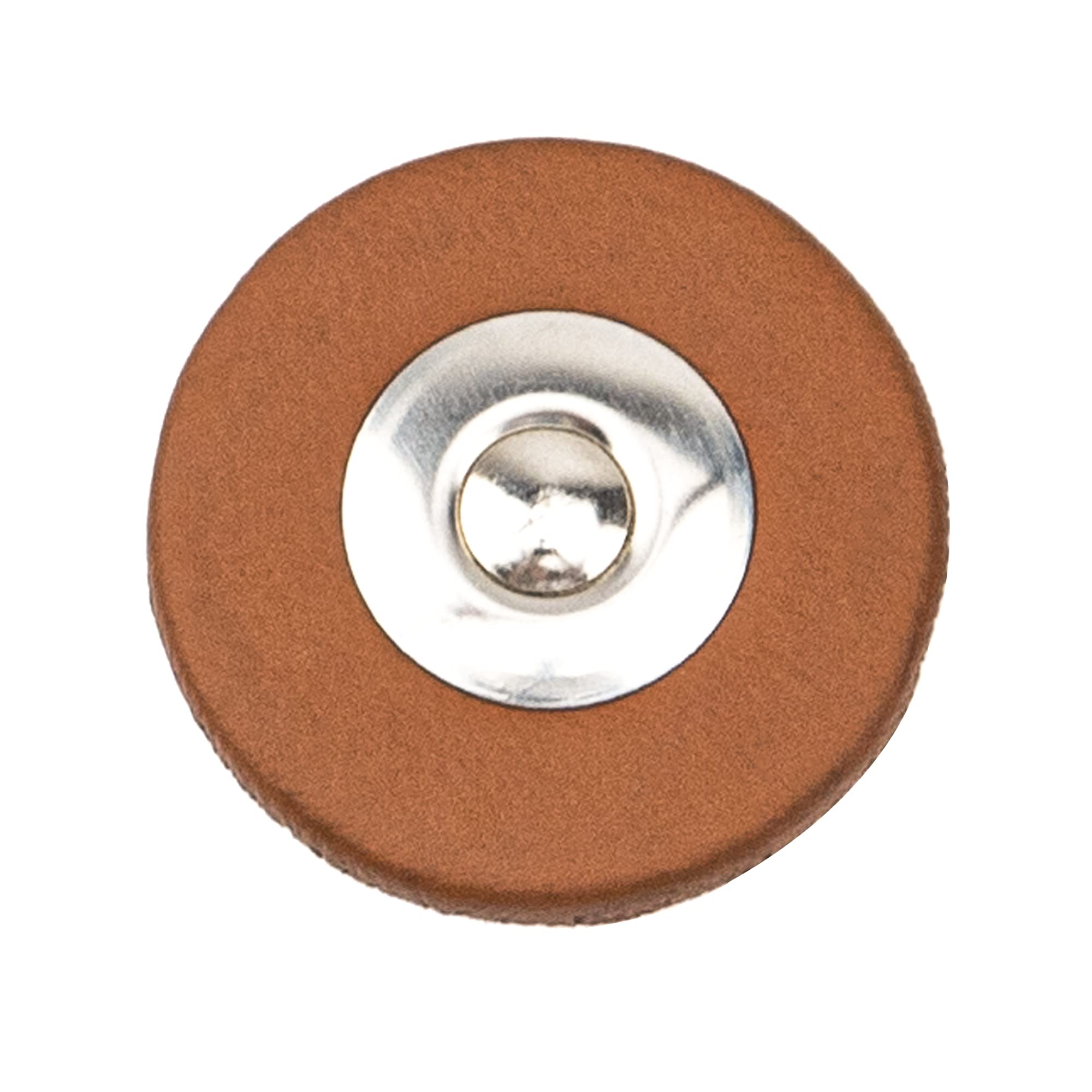 25Pcs Yootones Sax Leather Pads 14 Sizes Replacement Accessories Compatible With Alto Saxophone Brown