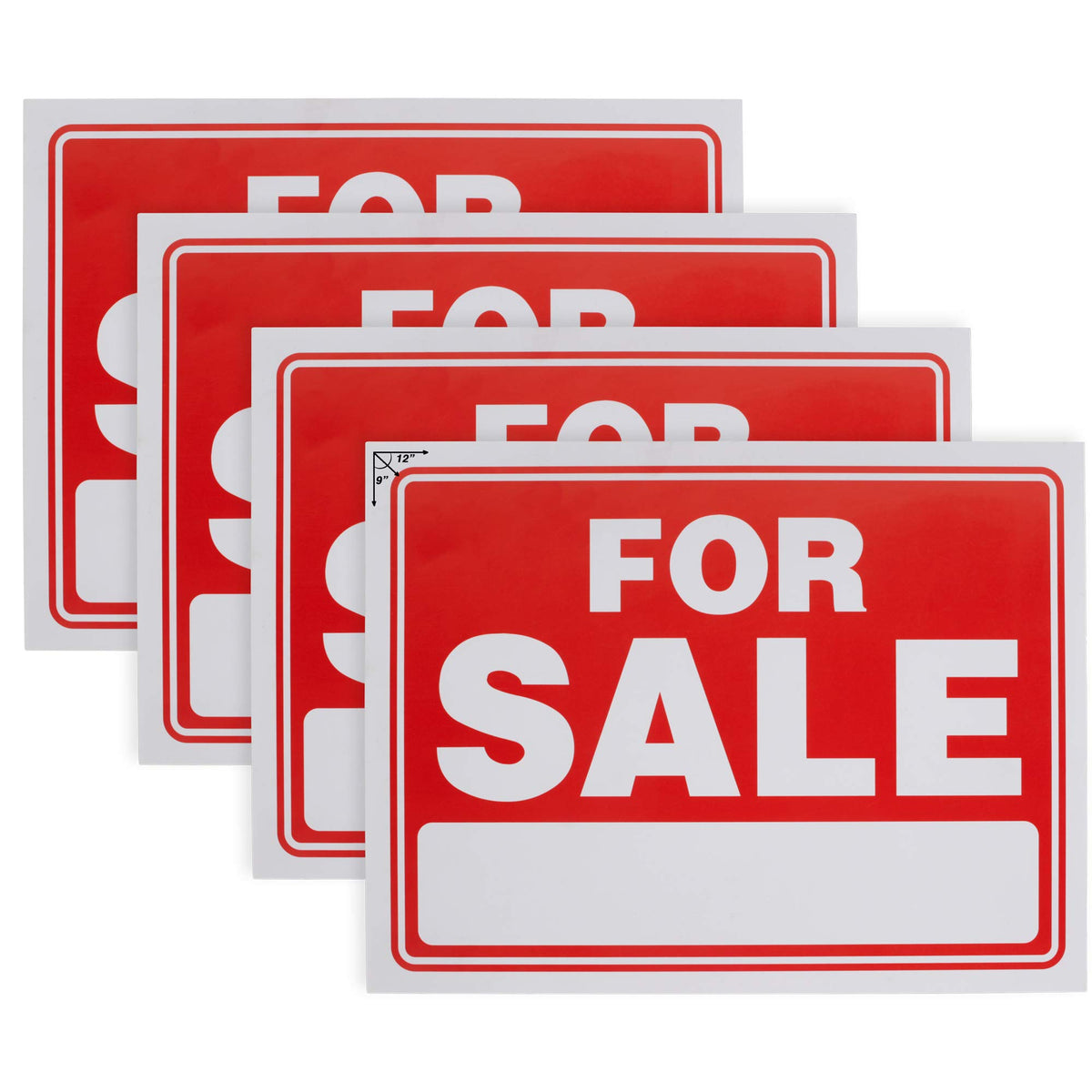 Ram Pro 9 X 12 Sale Sign For Car And Auto Sales   Rust Free Clear And Visible Text Long Lasting With A Space To Hand Write, (4 P