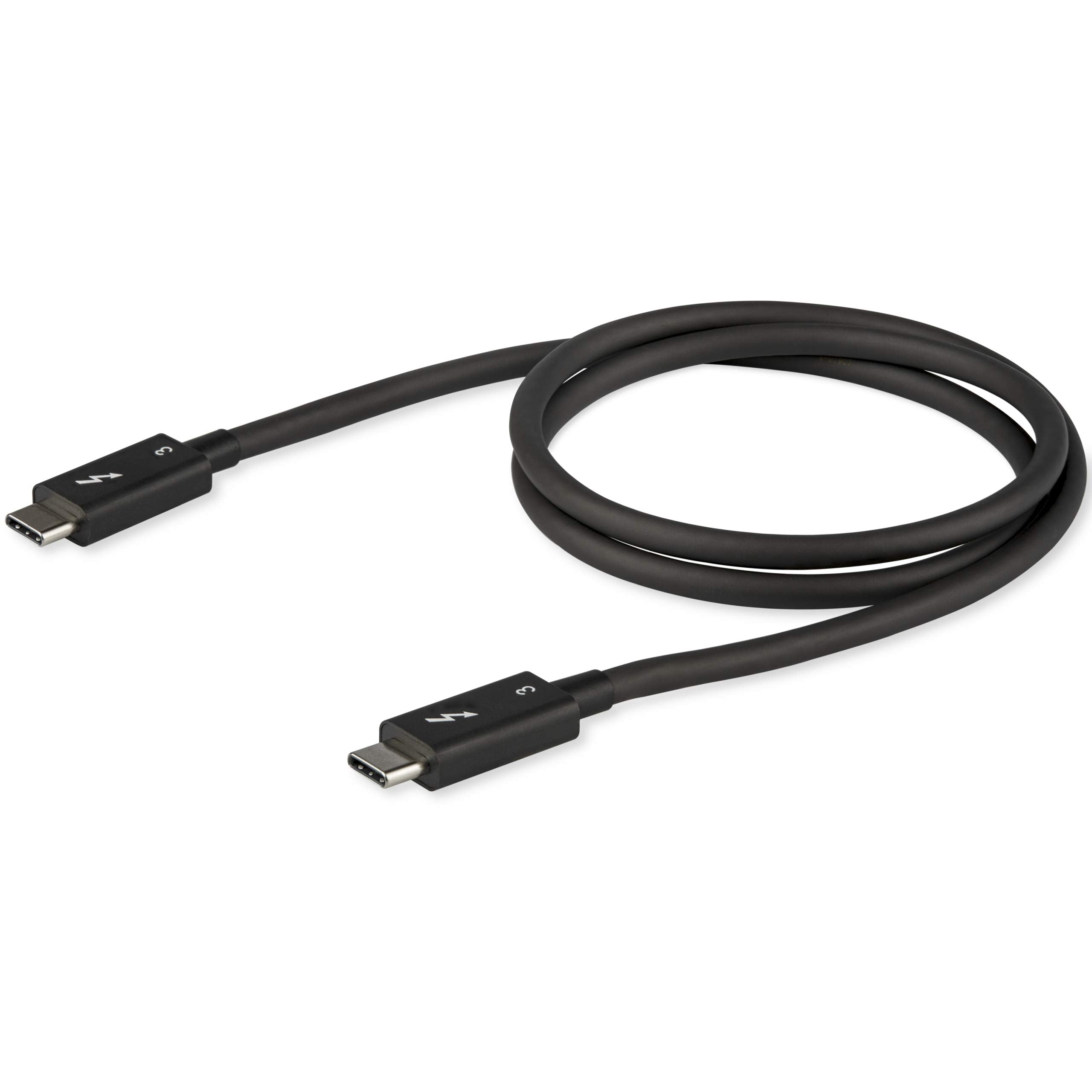 Startech.Com 2.6Ft (80Cm) Passive Thunderbolt 3 Cable, 40Gbps, 100W Pd, 4K/5K Video, Thunderbolt Cable, Compatible With Usb4/Dp