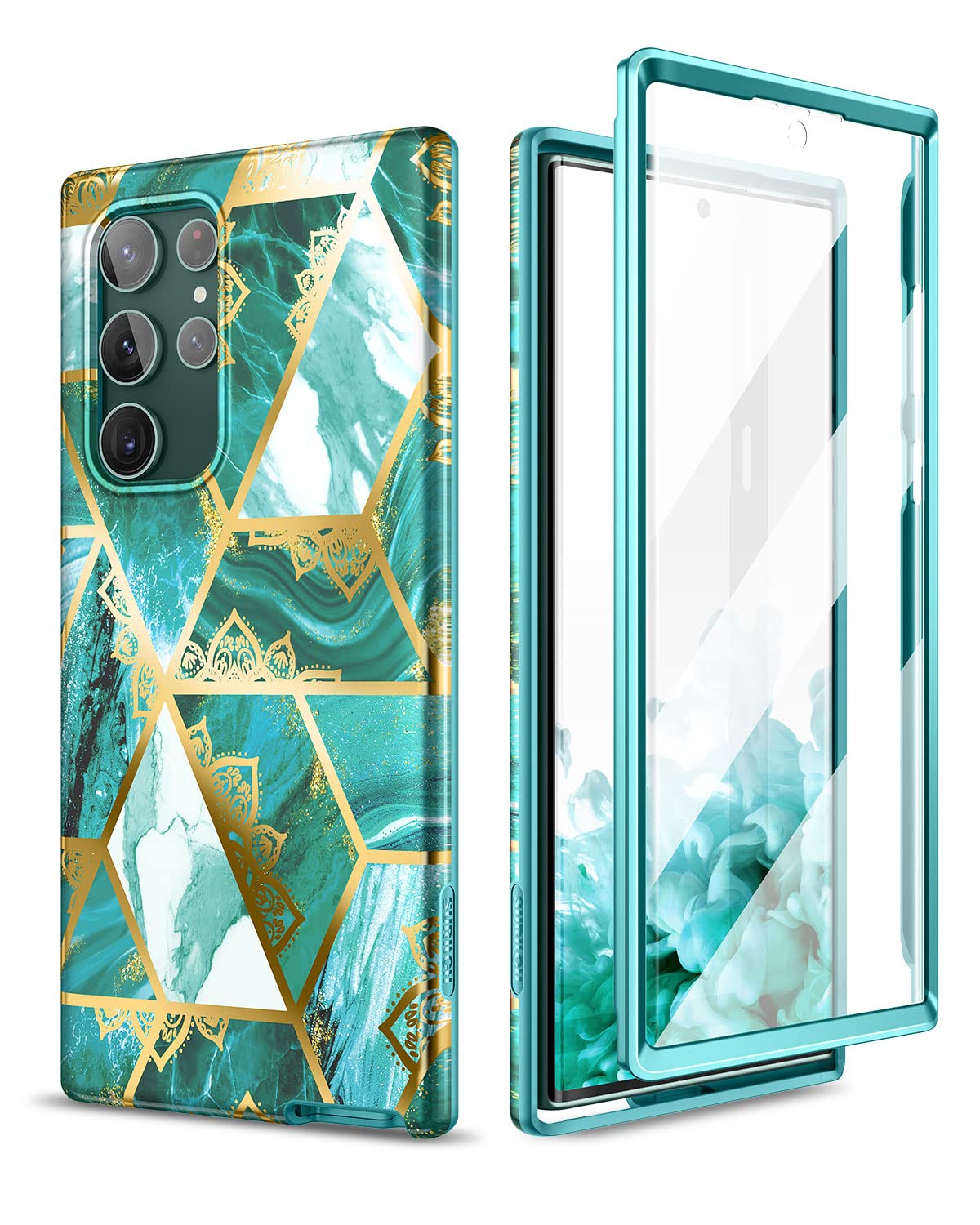 Suritch For Samsung Galaxy S22 Ultra Case, Built In Screen Protector For Samsung S22 Ultra 5G Case Full Body Protection Shockpro