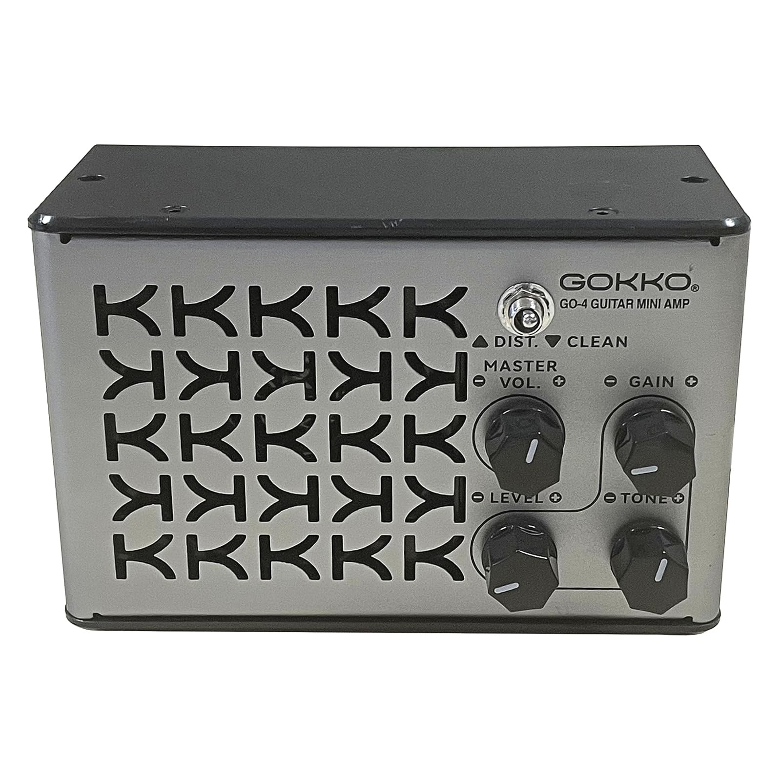 Gokko Guitar Amplifier - Portable 10W Rechargeable Guitar Amp With Bluetooth, Clean & Distortion Modes, Built-In Battery - Compa
