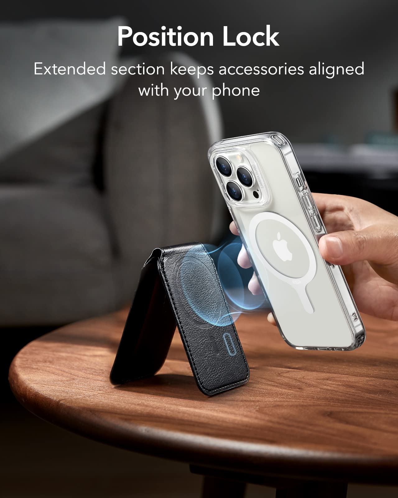 Esr For Magsafe Sticker 360, Magsafe Ring Magnet (Halolock), 4 Pack Magnetic Ring, Universal Magnetic Wireless Charger Conversio