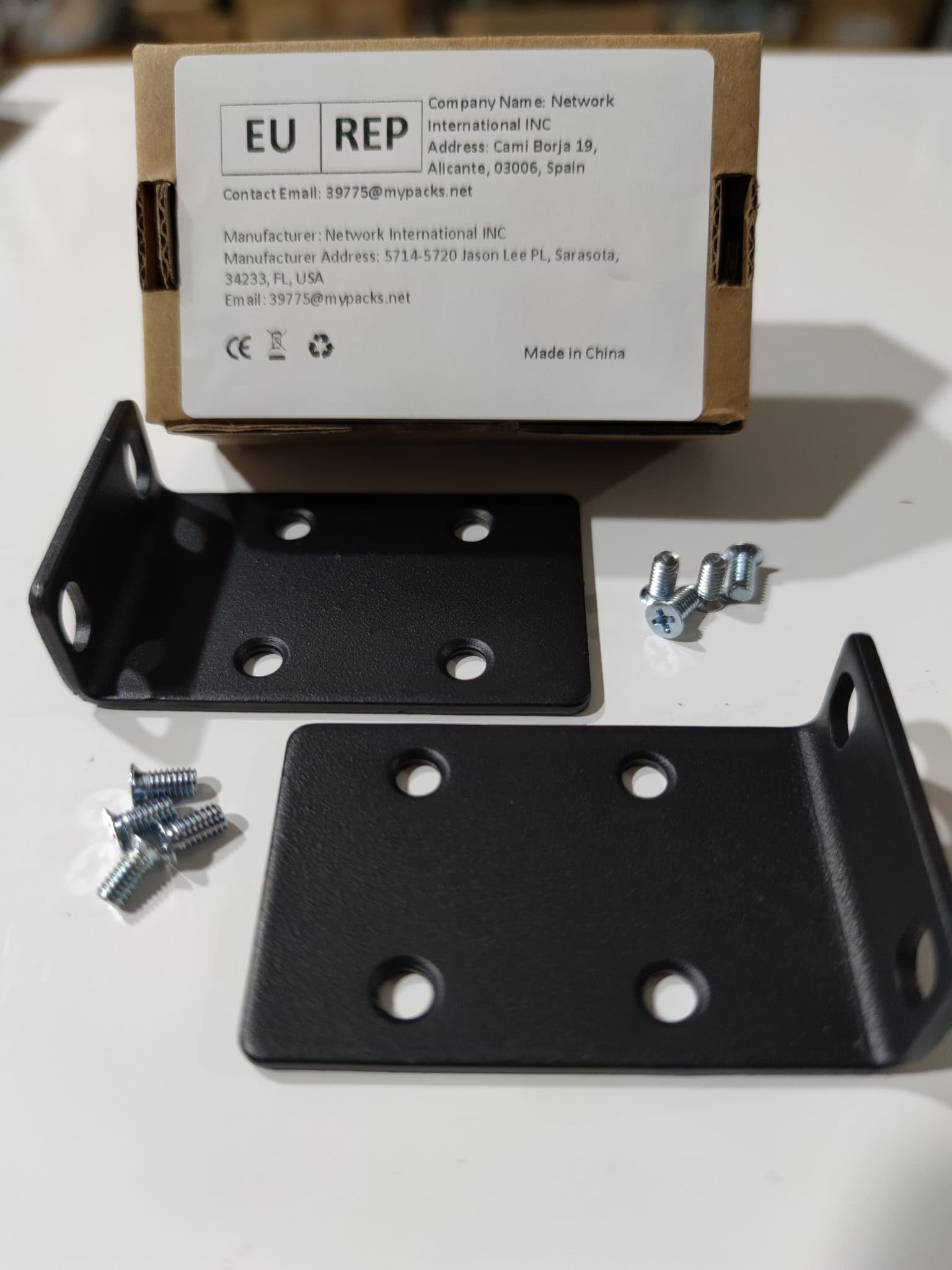 RW RoutersWholesale 200/300/500 Series 19' (1RU) Rack Mount Kit Compatible/Replacement for Cisco Small Business Series (18 50 Port Models) RM 300 19