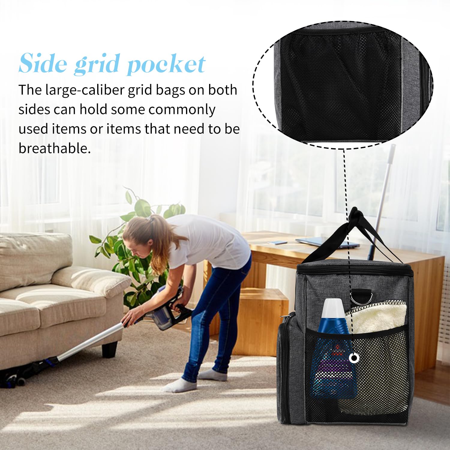 Storage Bag Compatible With Bissell Green Machine Upholstery Cleaner 1400B/3353/74R7, Carrying Bag For Bissell Carpet Cleaner, B