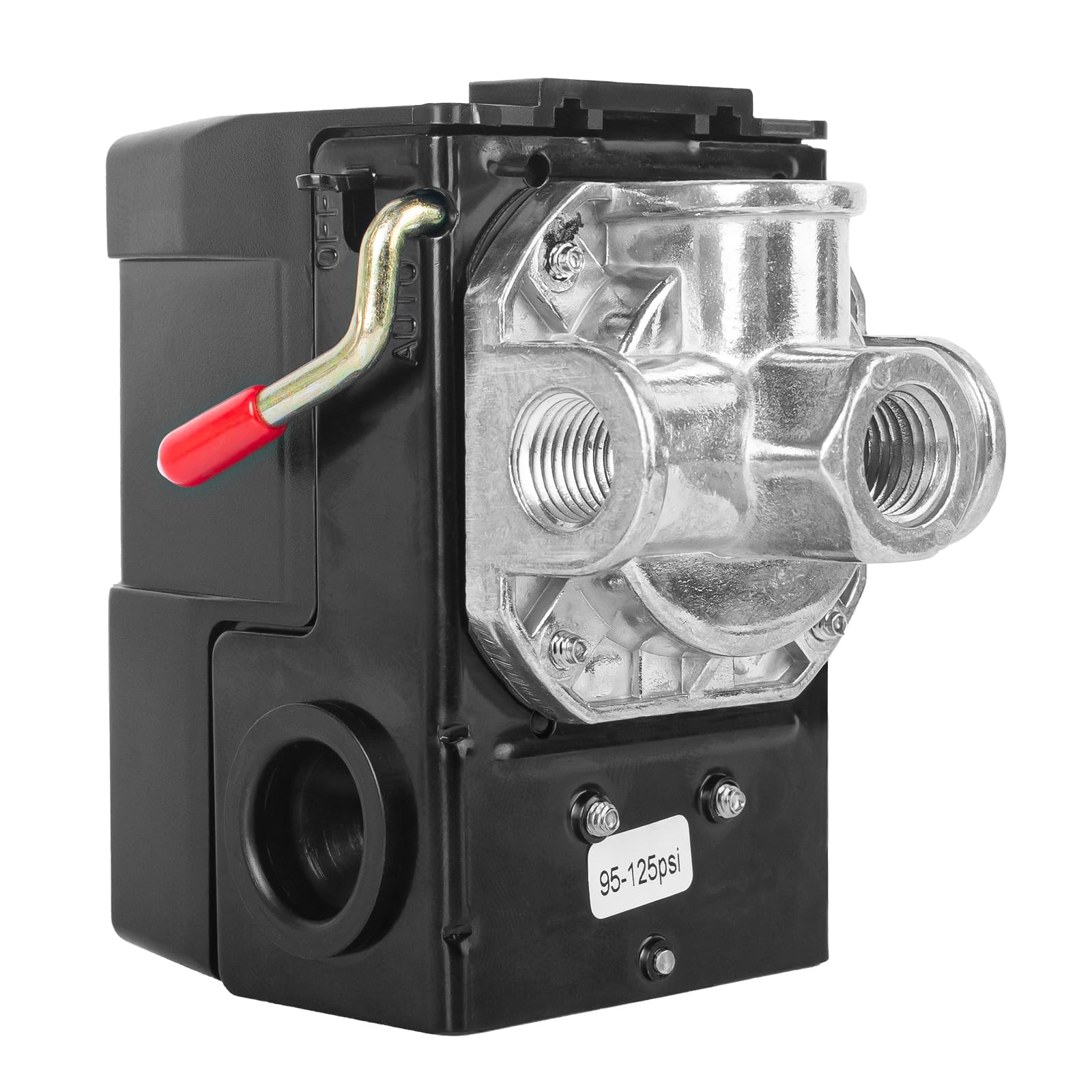 Lf10 4H Air Compressor Pressure Switch Air Compressor Parts 4 Port Air Compressor Pressure Switch Replacement Control Npt1/4 95 