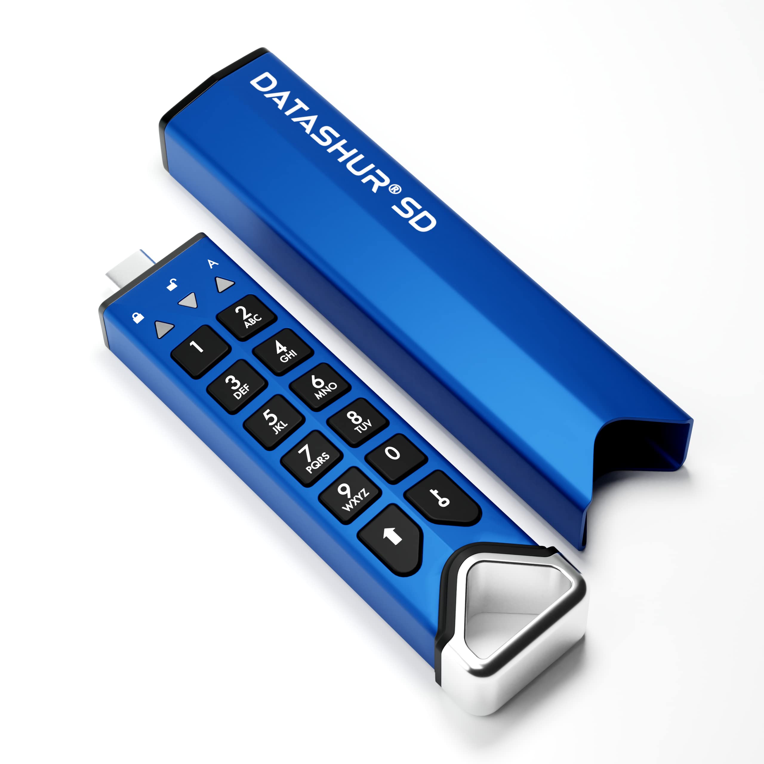 Istorage Datashur Sd 64Gb Encrypted Usb Flash Drive With Removable Istorage Microsd Cards Password Protected Secure Collaboratio