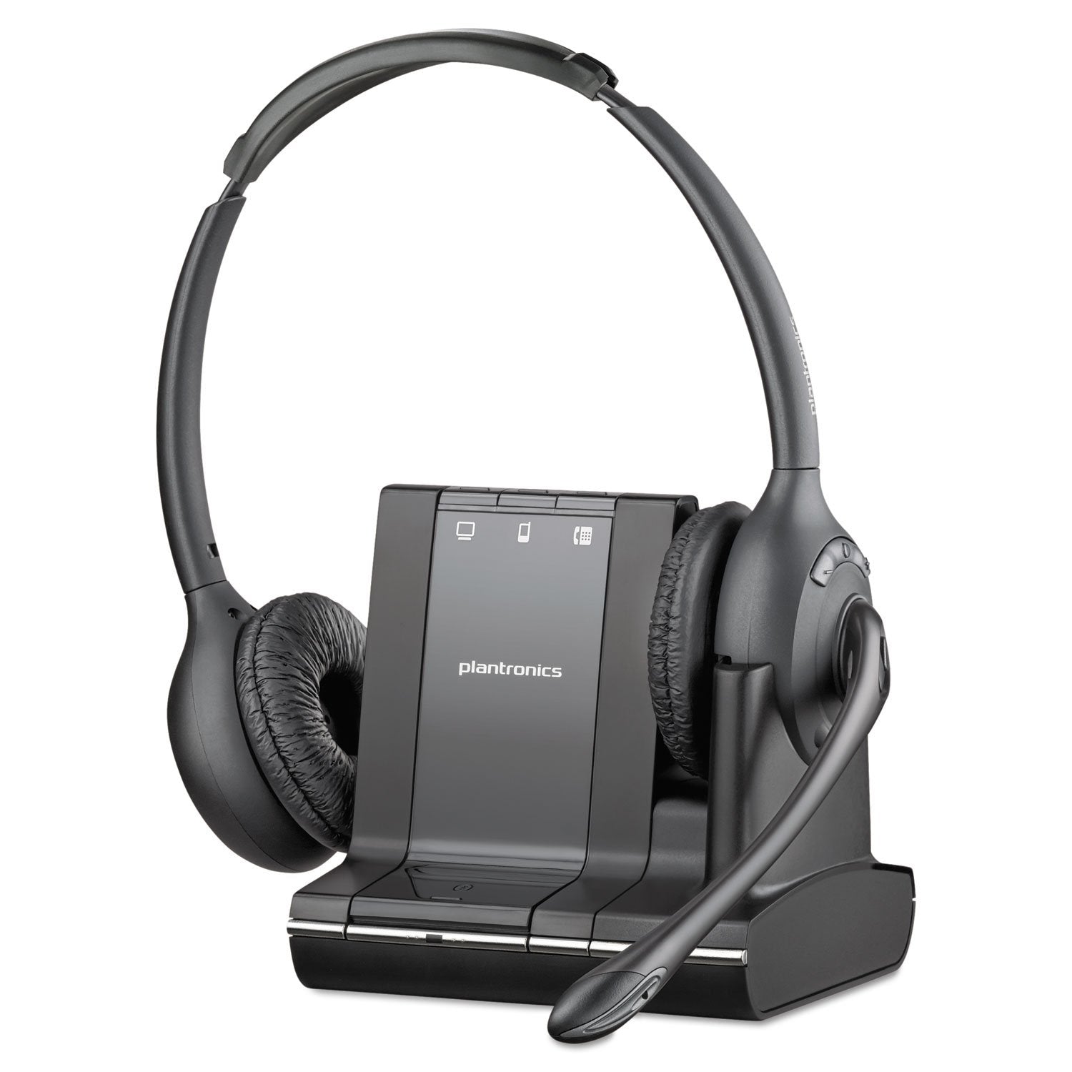 Plantronics Savi W720 Multi-Device Wireless Headset System - US Warranty - Black