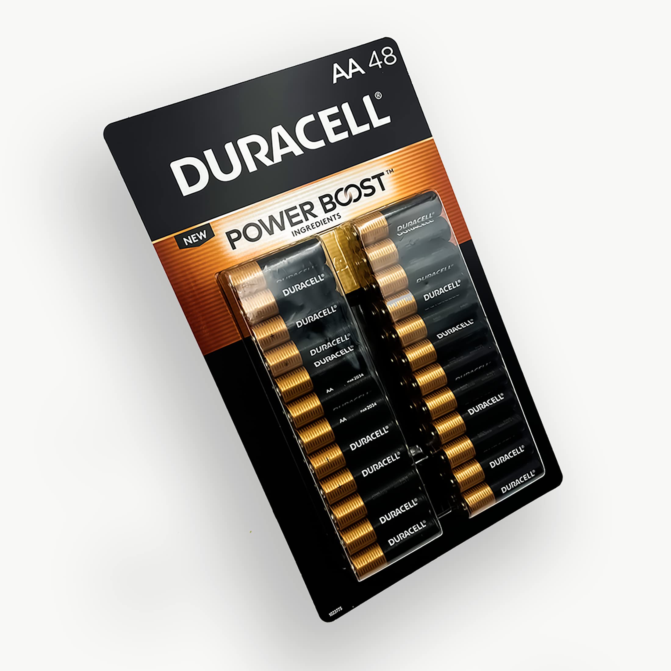 Duracell Coppertop Alkaline Manganese Dioxide Aa Battery, 1.5V, (Pack Of 48)