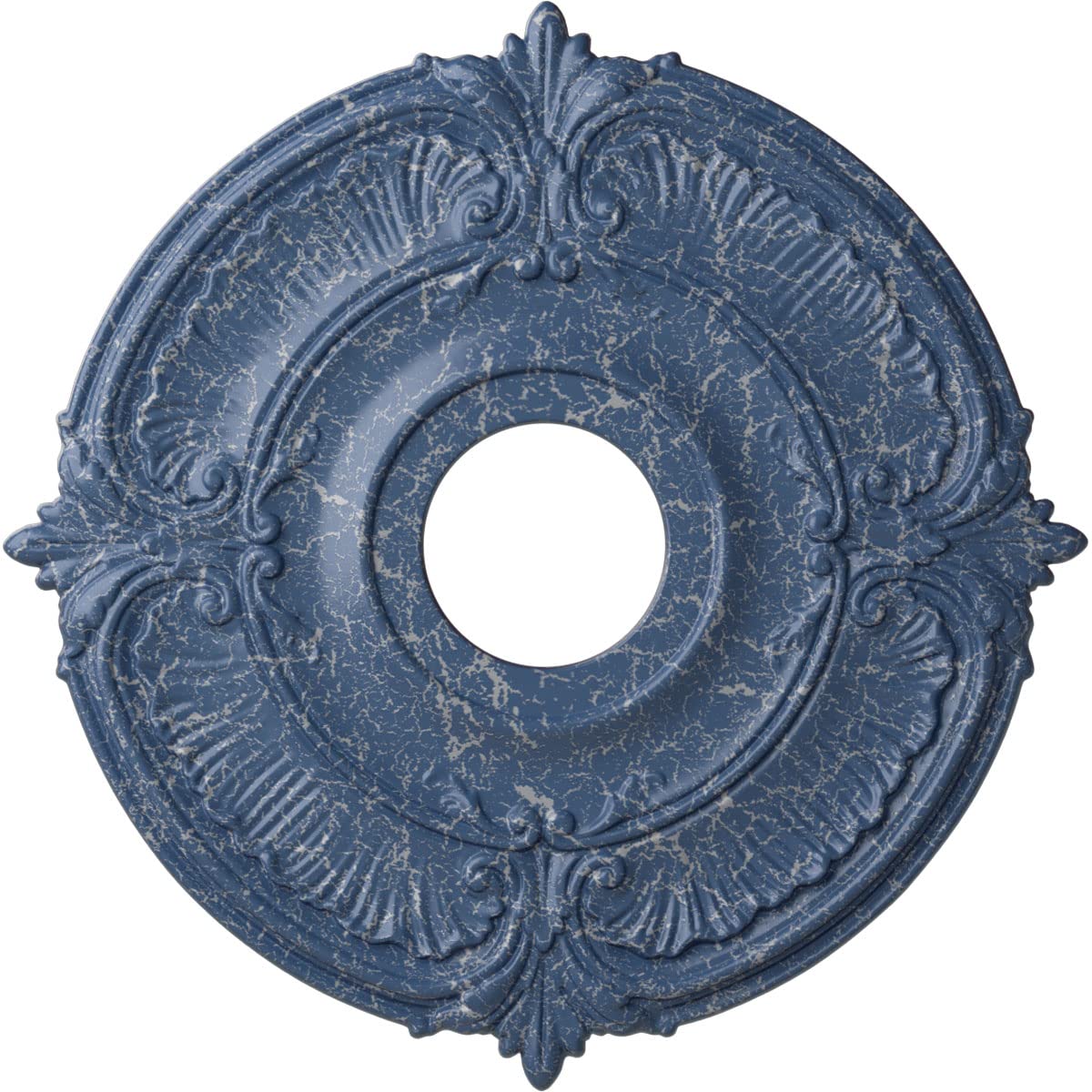 Ekena Millwork Cm18Atamc Attica Ceiling Medallion, 18''Od X 4''Id X 5/8''P (Fits Canopies Up To 5''), Hand Painted Americana Cra