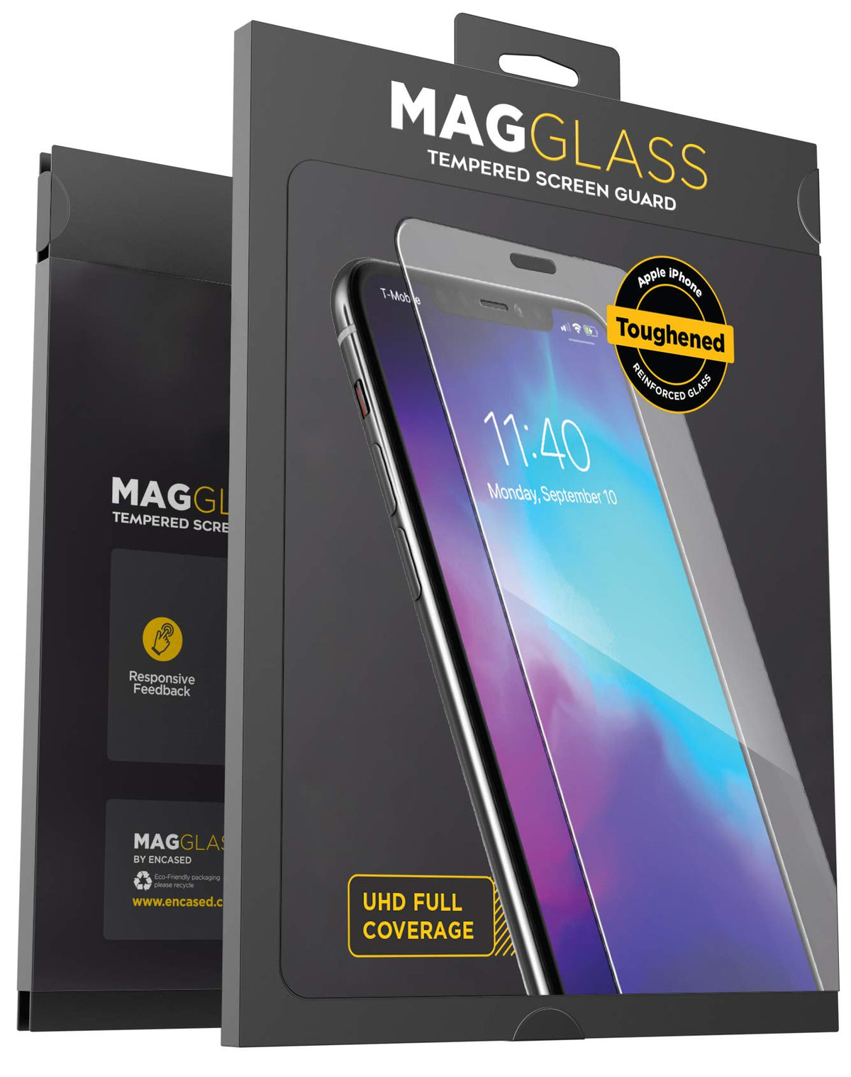 Magglass Tempered Glass Screen Protector Compatible With Iphone 11   Anti Bubble Uhd Clear Full Coverage Display Guard (Case Com