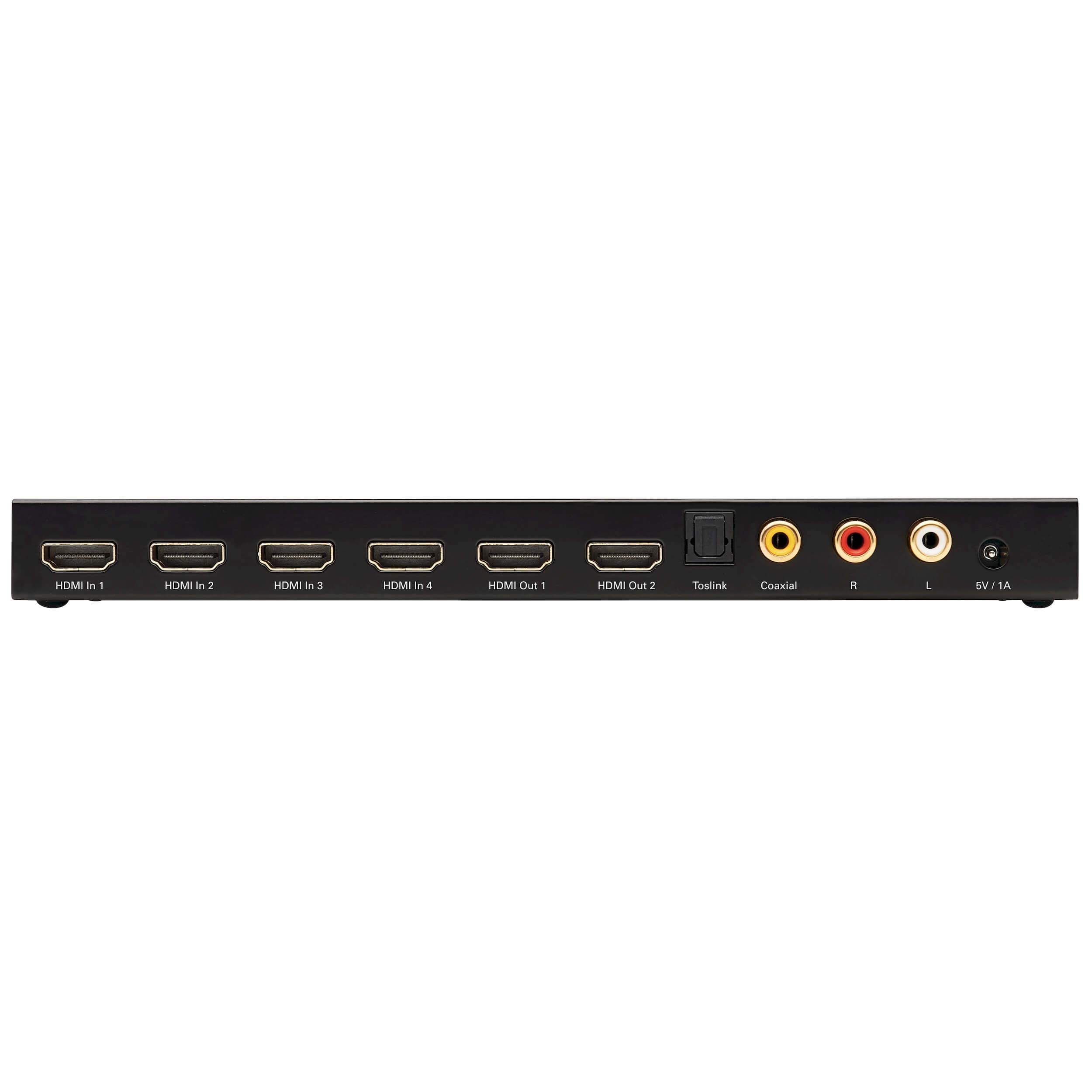Tripp Lite 4X2 Hdmi Matrix Switch/Splitter With Audio Extractor 4K @ 60Hz (B118-2X4-4K-A)