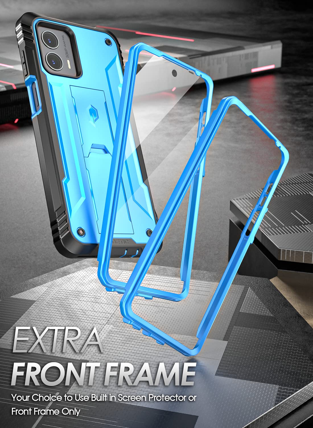 Poetic Revolution Case For Motorola Moto G 5G 2023 [Not For 2022 Version], [20Ft Mil Grade Drop Tested], Full Body Shockproof Pr