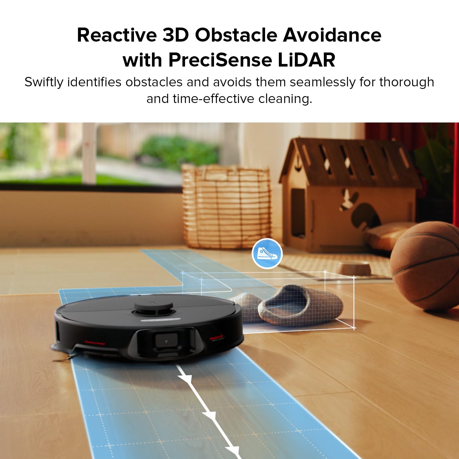 Roborock S8 Max Ultra Robot Vacuum And Mop, All In One Dock, Precisense Lidar Navigation, Smart Dirt Detection, Self Emptying, 8