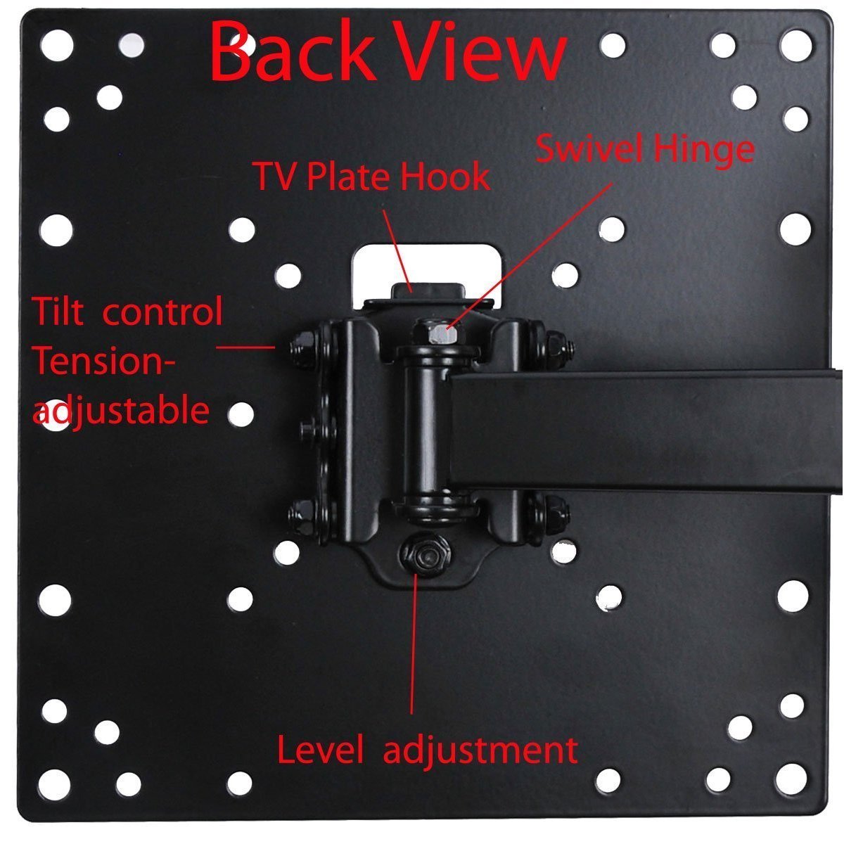 Videosecu Articulating Tv Wall Mount Bracket Fit Sansui 26 32 Hdlcd2650 Sled3228 Hdlcd3250 Hdlcdvd328 Sled3280 Lcd Led Flat Pane