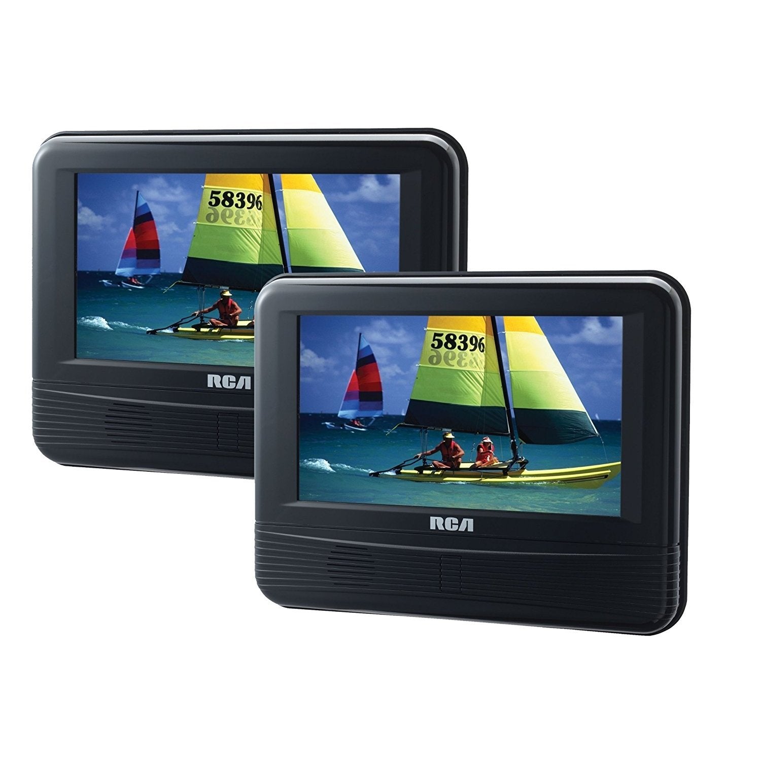 Rca 7 Screens Mobile Dvd System With Dual Screens