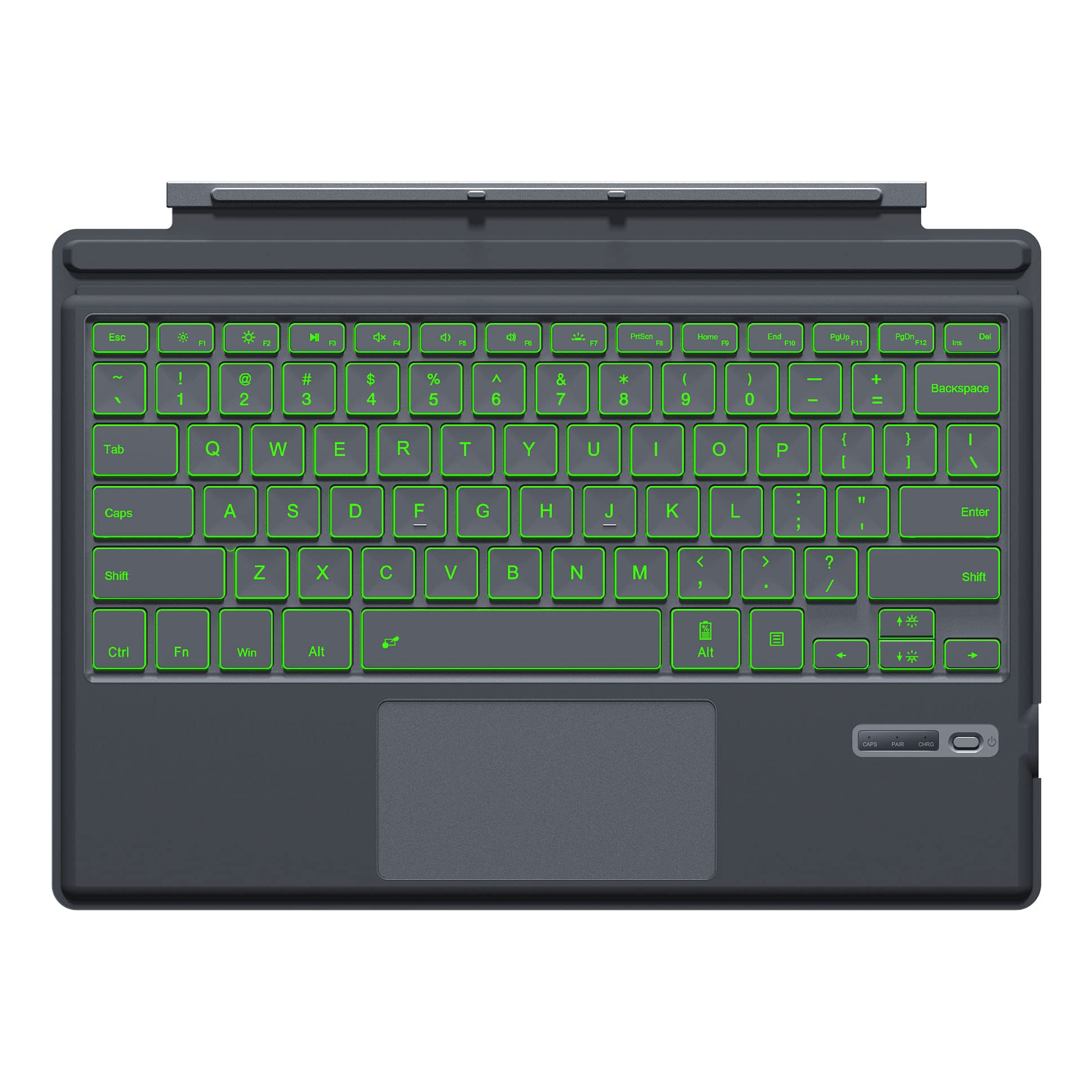 Tomsenn Surface Pro 7 Keyboard, Bluetooth 5.1, 7 Color Backlit Touchpad, Compatible With Surface Pro 7/7+/6/5/4/3