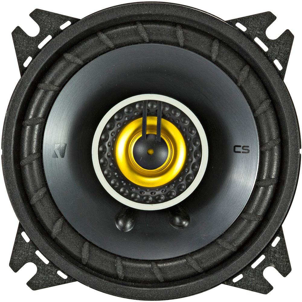 Kicker Speakers 4 Inch For Jeep Wrangler Jl 2018-2023 Upgrade Kit - Pair Of Cs Series With Harness, Coaxial Car Audio Front Dash