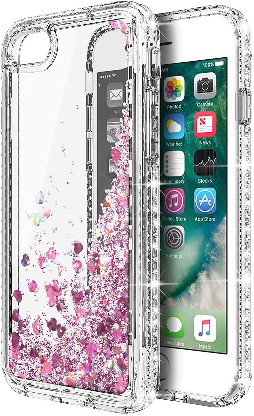 Ngb Compatible With Iphone Se 3 2022/Iphone Se 2020 Case, Iphone 6 6S 7 8 Case With Screen Protector, Ring Holder, Girls Women K