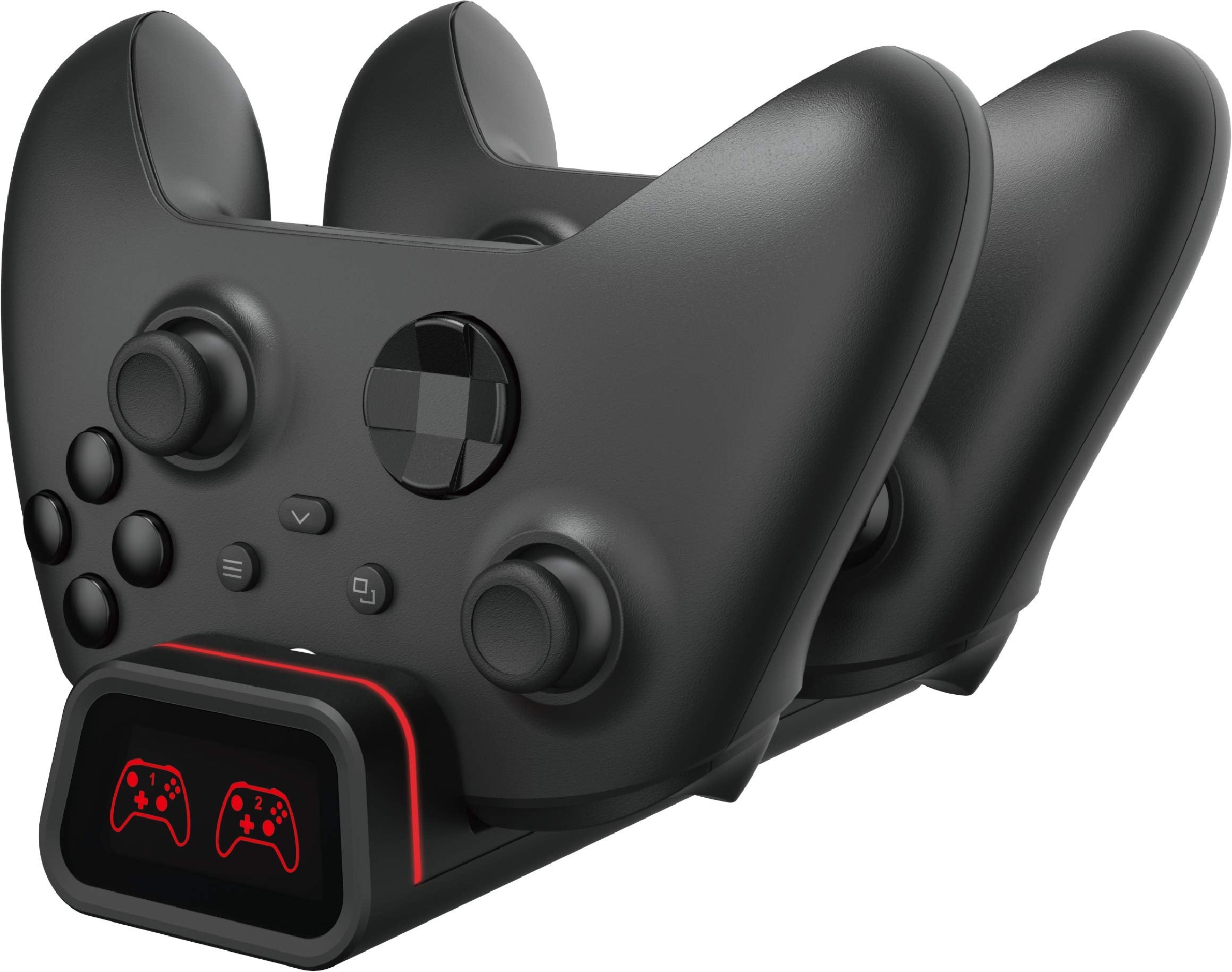 Verbatim Dual Controller Charger Compatible with Xbox Series X, Series S, One X, One S Includes 2 Pack Rechargeable Battery Pack