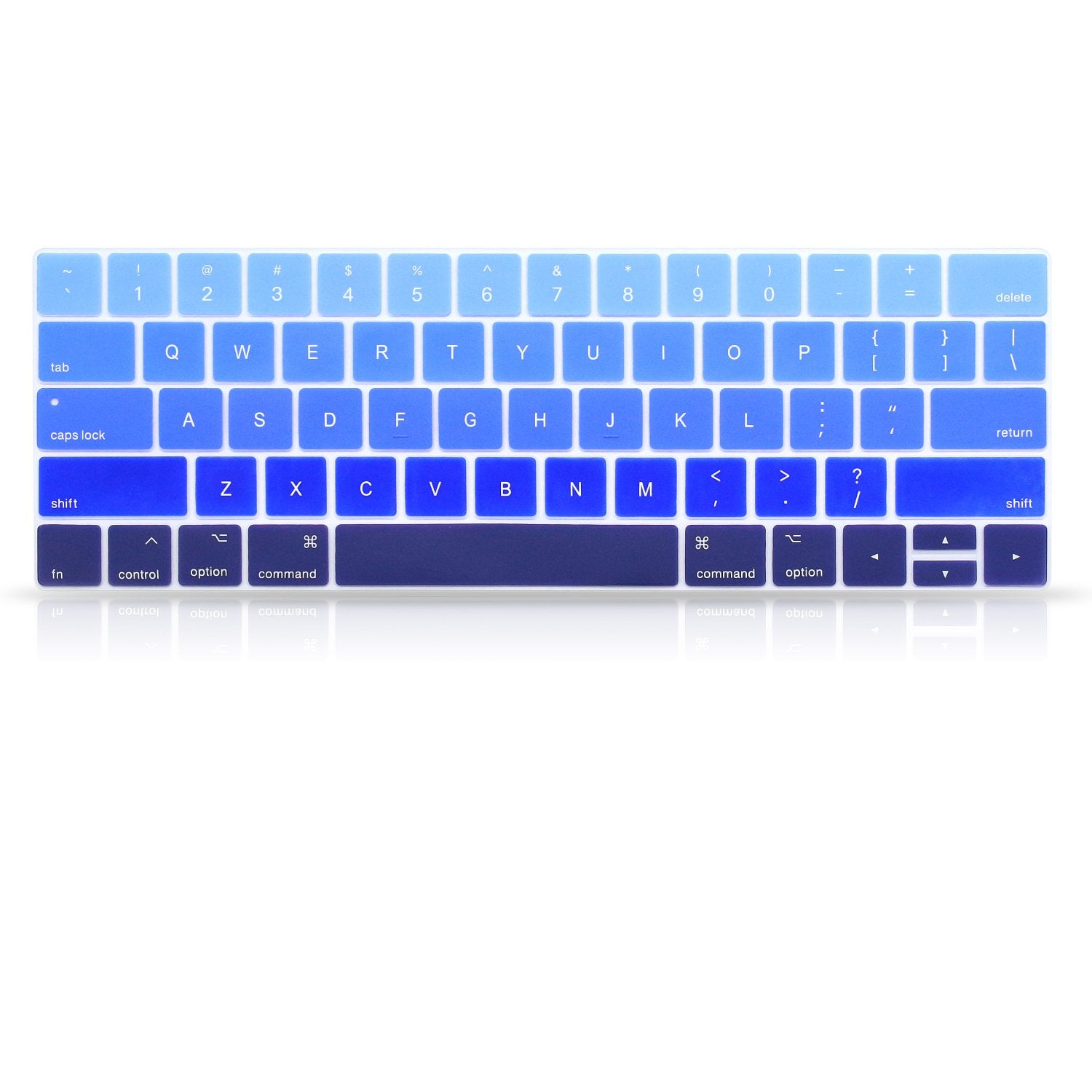 Proelife Blue Gradient Keyboard Cover Ultra Thin Keyboard Protector Skin For Macbook Pro With Touch Bar 13 Inch 15 Inch (Model A