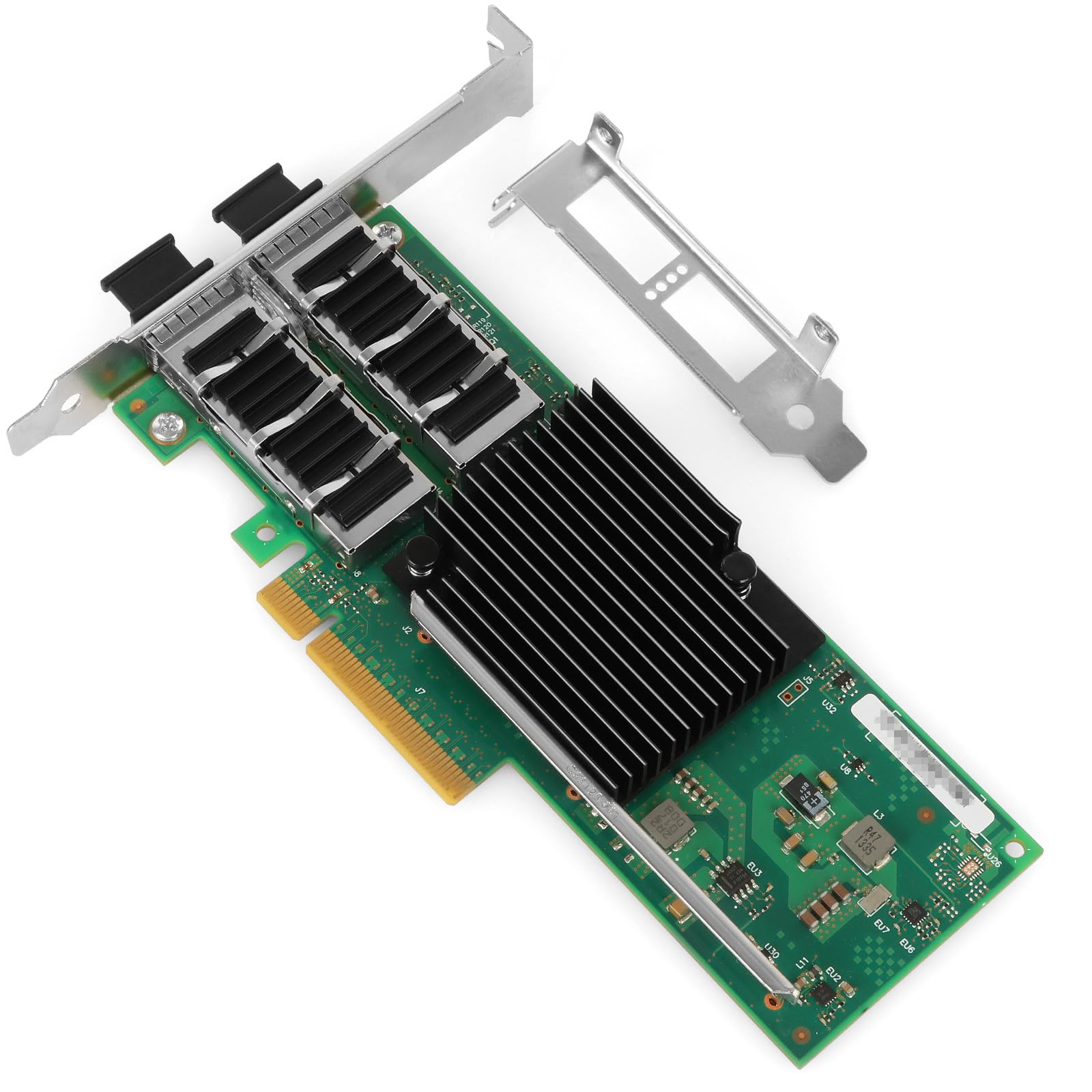 Vogzone 40G Qsfp+ Network Card Dual Port Intel Xl710 Chip Pci E 3.0 X8 40 Gigabit Ethernet Server Nic Compare To Intel Xl710 Qda