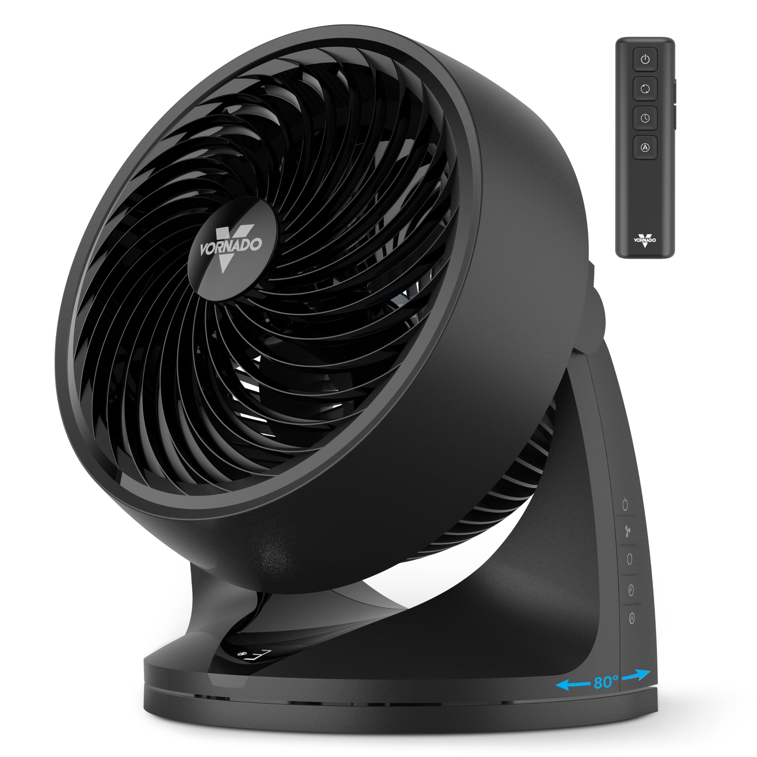 Vornado 753 OSC Whole Room Air Circulator Fan with Oscillation, Included Remote, Auto Mode, Aromatherapy with Included Scent Pad