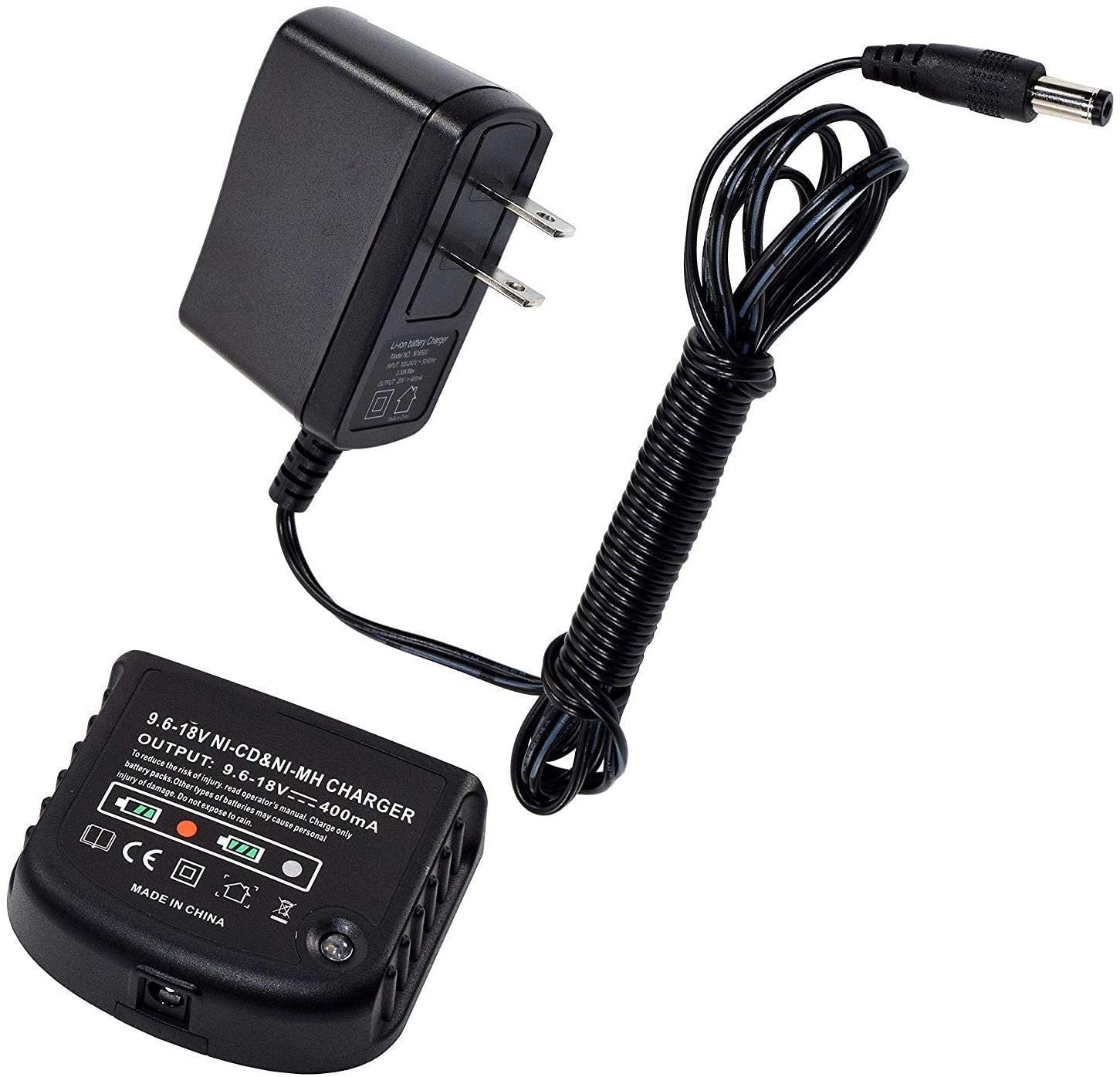 Hqrp 9.6V 18V Ni Mh Ni Cd Battery Charger Compatible With Black And Decker Hpb18 Ope Hpb18 Hpb14 Hpb12 Hpb96 Power Tool