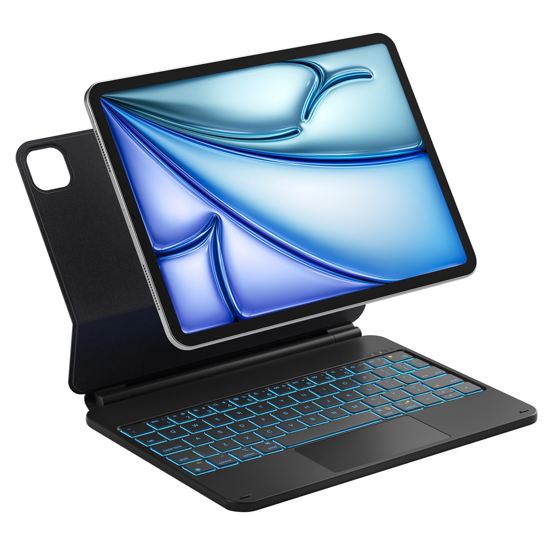 Inateck Magnetic Keyboard Case for Air 11 inch (M4 2026/2025 M3/2024 M2), Easy-Set Keyboard for Air 5/4 Gen, iPad Pro 11 inch 4/