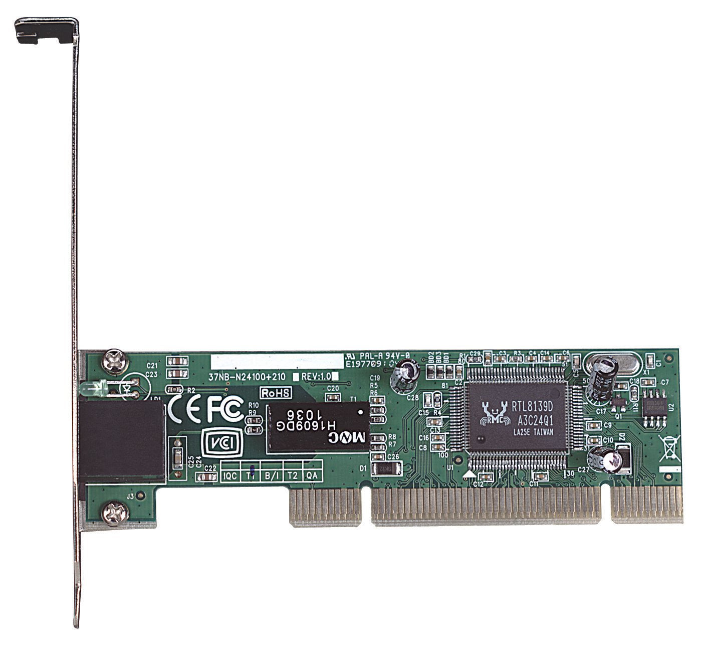 Intellinet 1X 10/100 Mbps Rj45 Port Fast Ethernet Pci Network Card (509510)