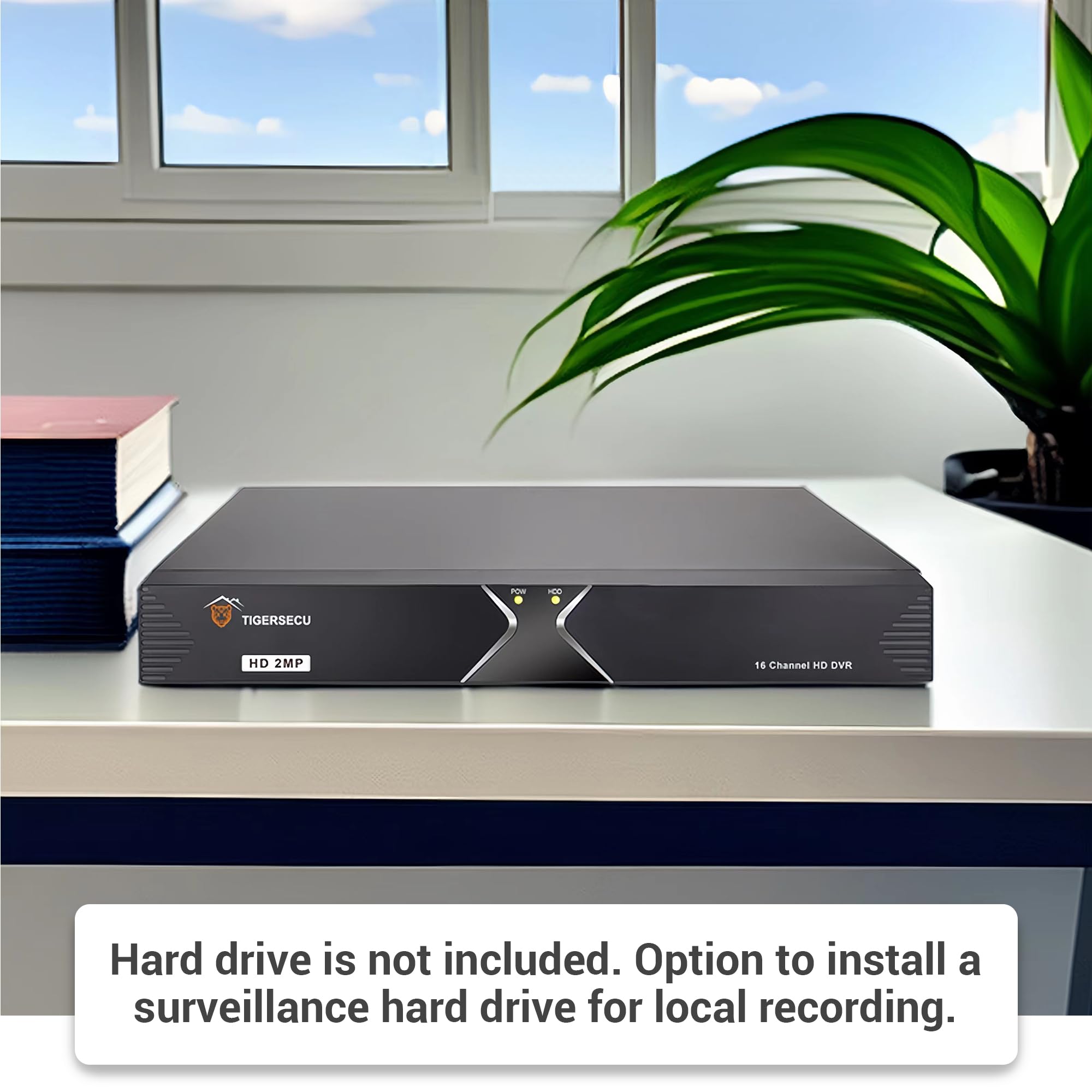 Tigersecu Super Hd 1080P 16-Channel Hybrid 5-In-1 Dvr Security Recorder Without Hard Drive, For Up To 5Mp Tvi/Ahd/Cvi/Analog And