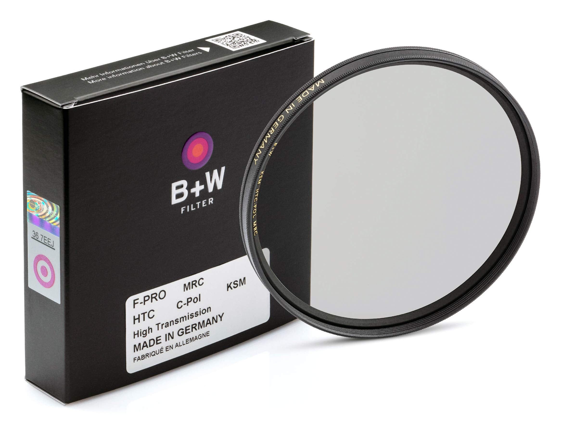 B + W Circular Polarizer Kaesemann   Standard Mount (F Pro), Htc, 16 Layers Multi Resistant Coating, Photography Filter, 46 Mm