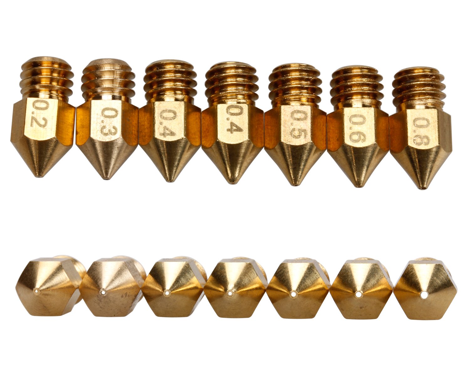 Biaobiao 3D Printer Mk8 Nozzles Cr 10 Nozzle + 4 Diy Tools For 3D Printer Nozzle Change Replacement