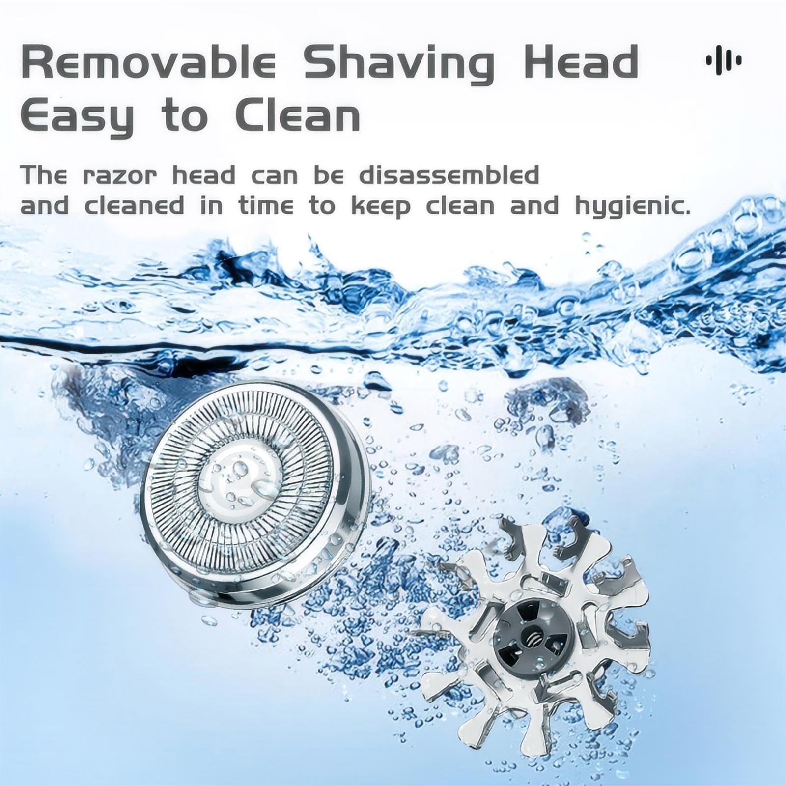 Mini Electric Shaver, Portable Powerful Storm Razor For Men Women, Usb C Rechargeable, Battery Power Display, Lightweight Razor