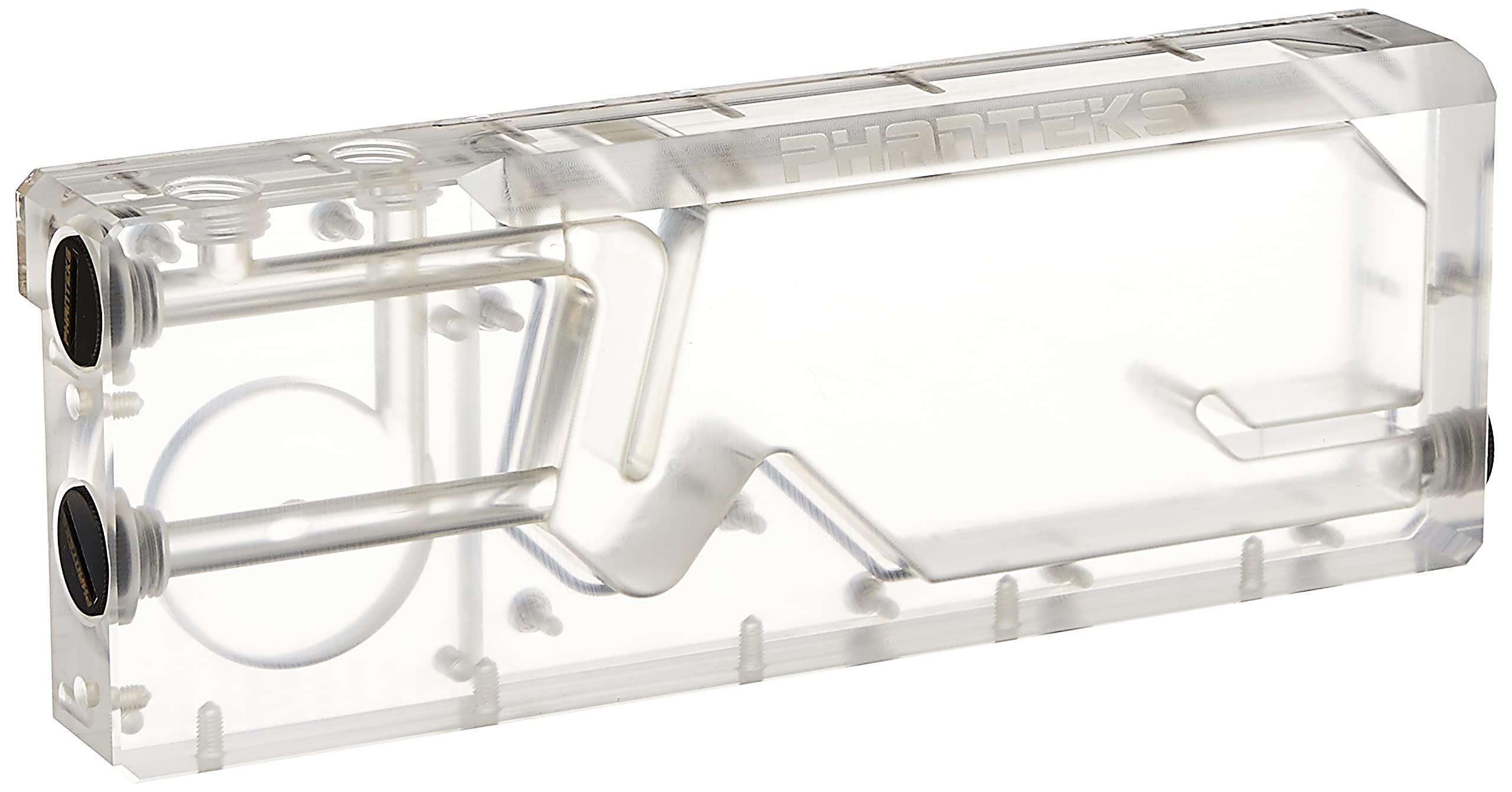Phanteks Glacier R220C Combo Reservoir for DDC Pump, Transparent Acrylic Backplate, Integrated Digital-RGB Lighting