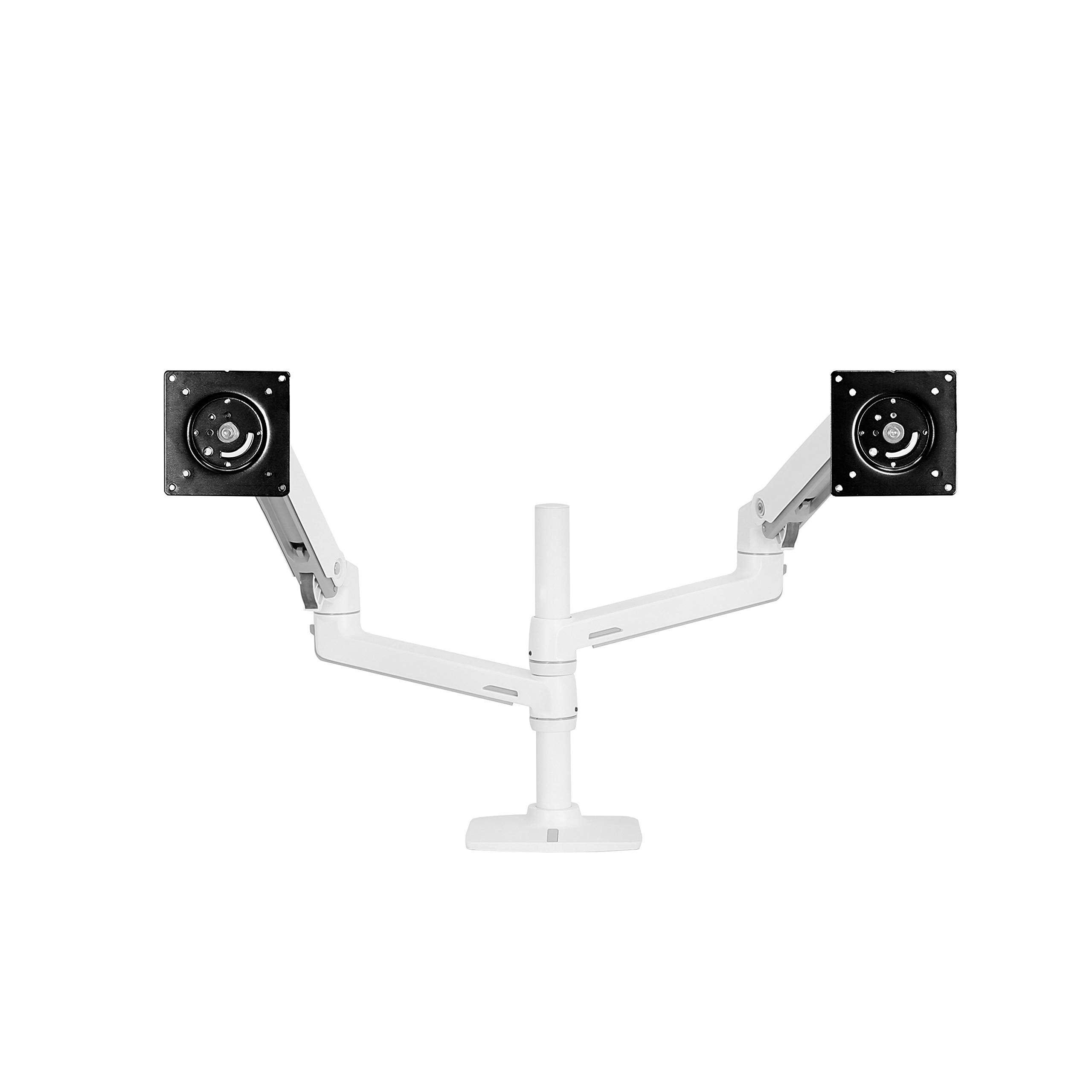 Ergotron � LX Vertical Stacking Dual Monitor Arm, VESA Desk Mount � for 2 Monitors Up to 24 Inches, 7 to 20 lbs Each � White