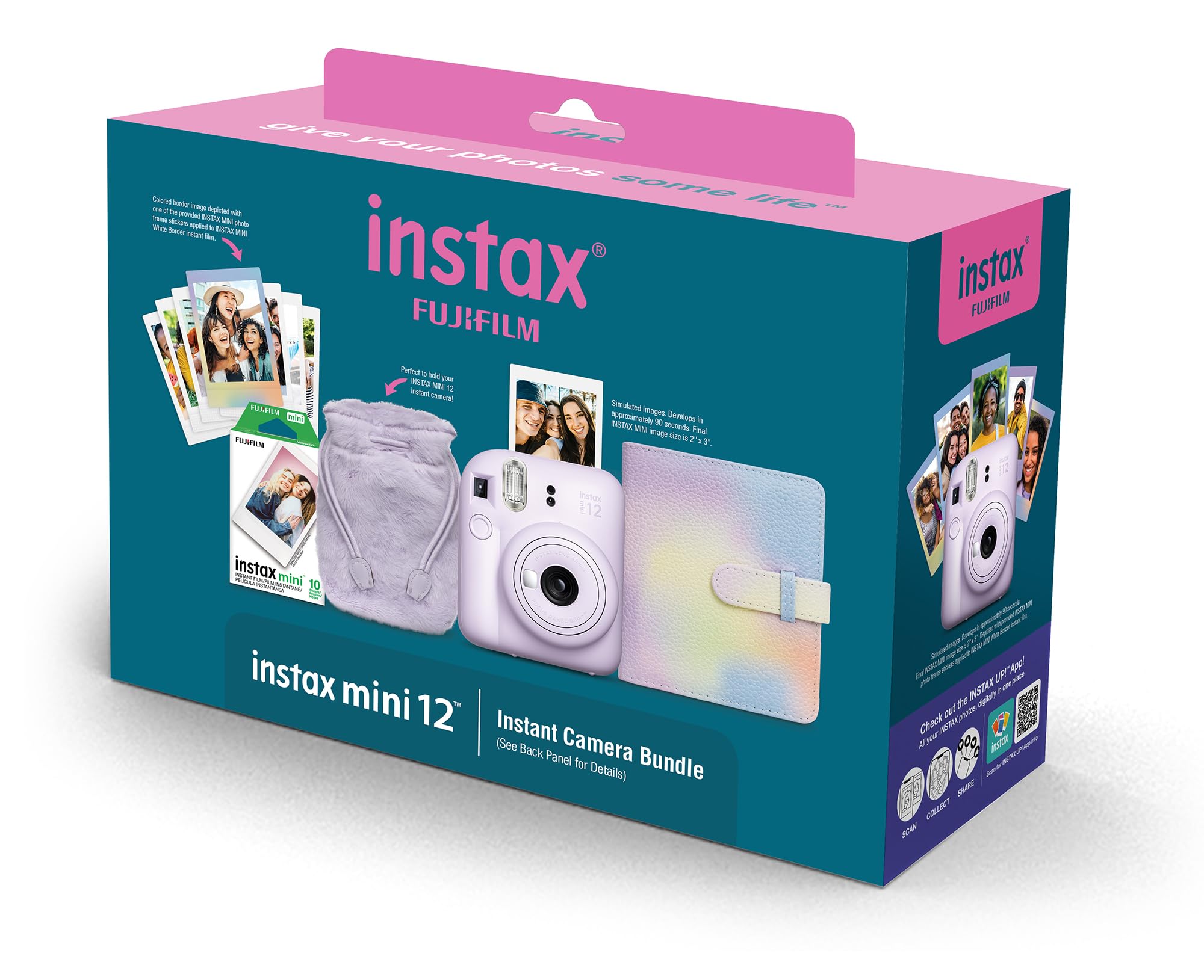 Fujifilm Instax Mini 12 Purple Holiday Bundle 2024