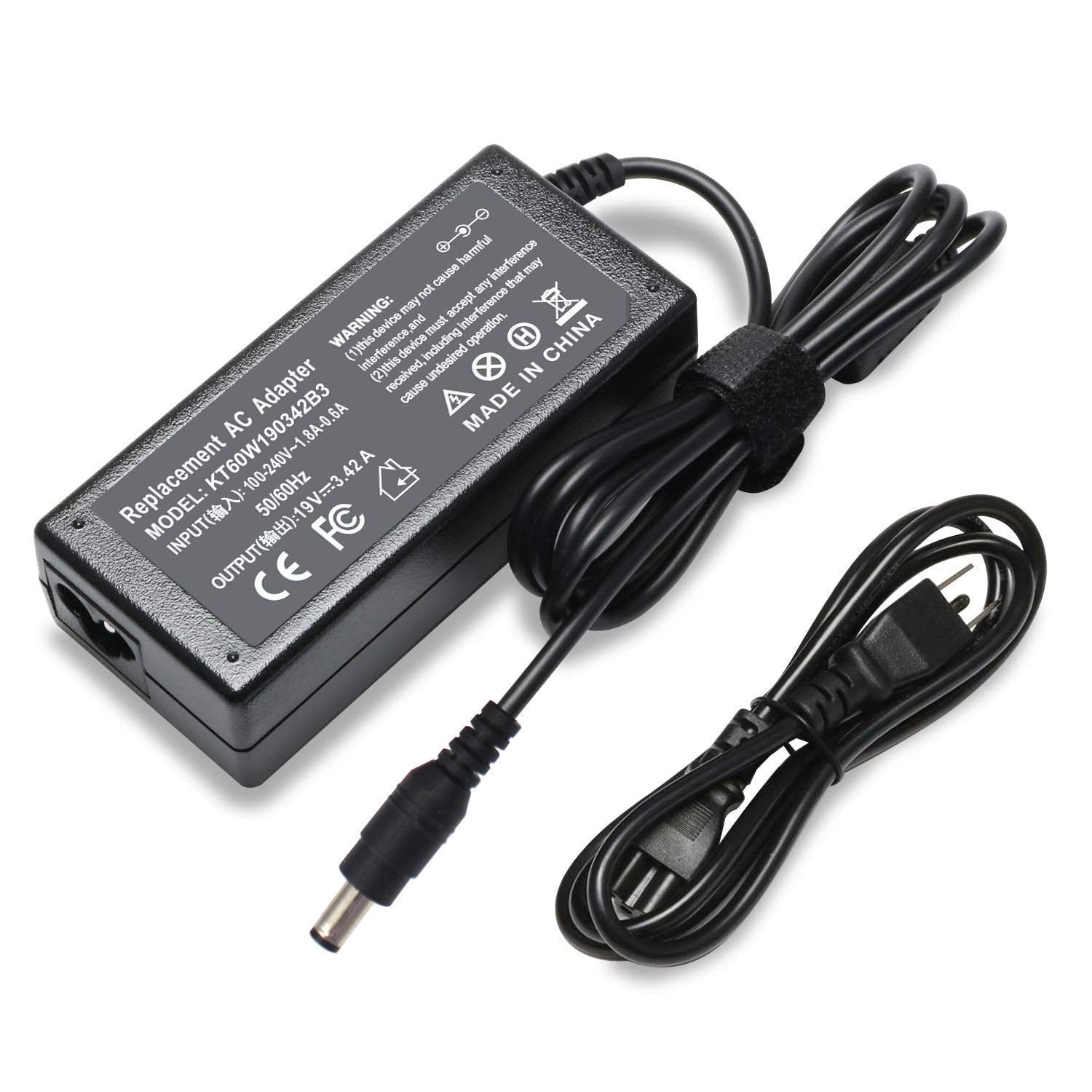 19V 3.42A 65W Pa3714U 1Aca Ac Laptop Charger For Toshiba Satellite C55 C55 A C655 C850 C50 L755 C855 L655 L745 P50 C855D C55D S55;Toshiba Portege Z30 Z930 Z830 With Power Supply Cord 5.5 * 2.5