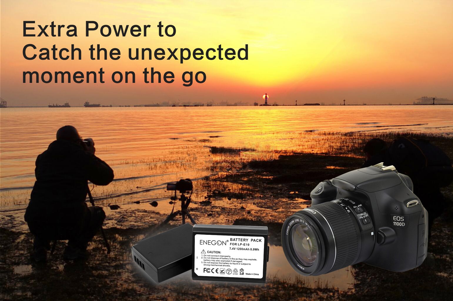 Lp E10 Enegon Replacement Battery (2 Pack) And Rapid Dual Charger For Canon Lp E10 Canon Eos Rebel T3 T5 T6 T7 T100 Kiss X50 X70