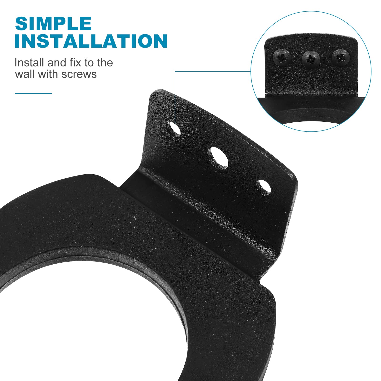 Milisten 4Pcs Microphone Holders Microphone Clip Hook Wall Mount Type Clamp